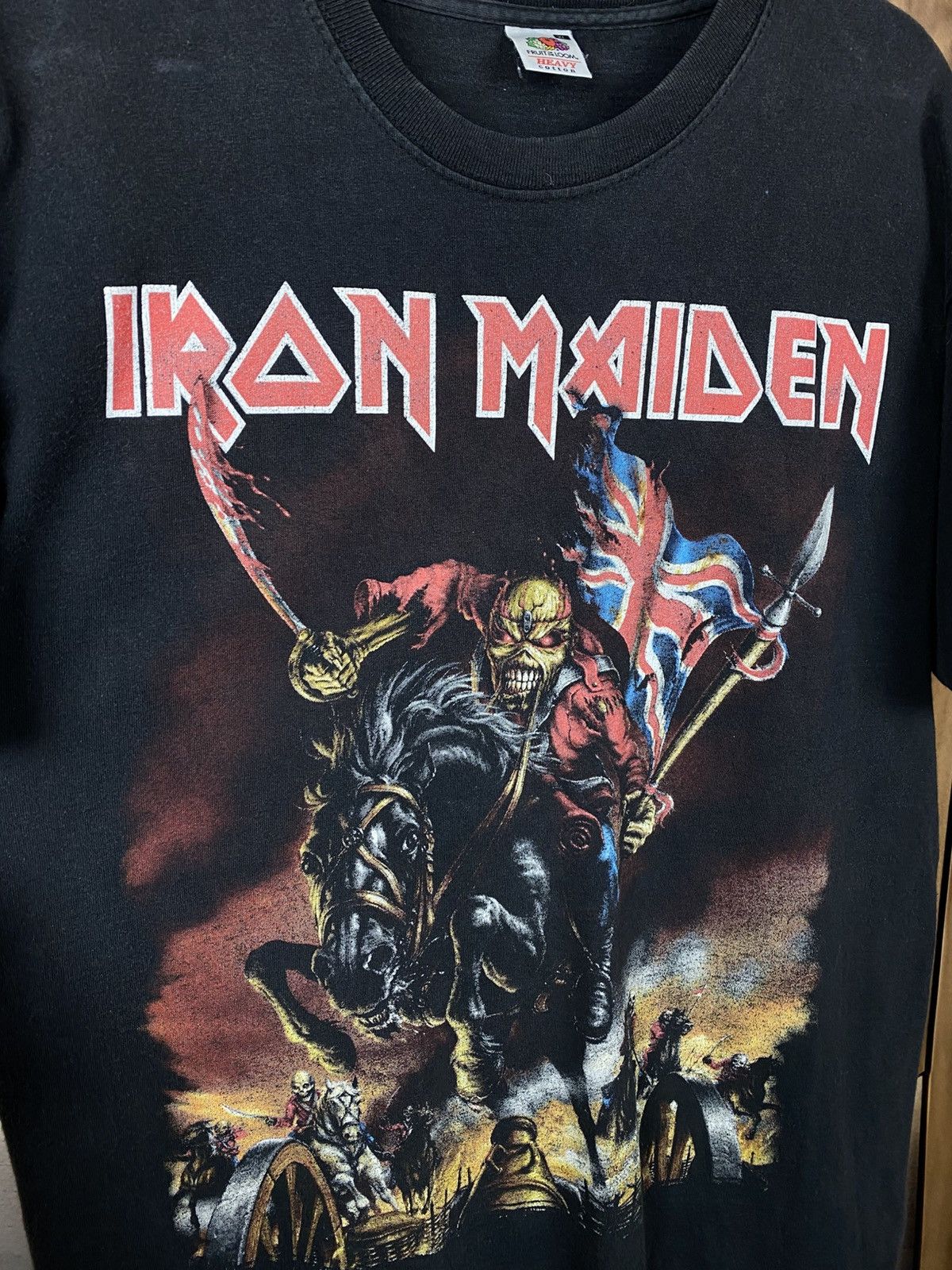 Iron Maiden 💀Vintage 2013 T-Shirt Iron Maiden The Trooper VTG Tee💀 Size US XL / EU 56 / 4 - 3 Thumbnail