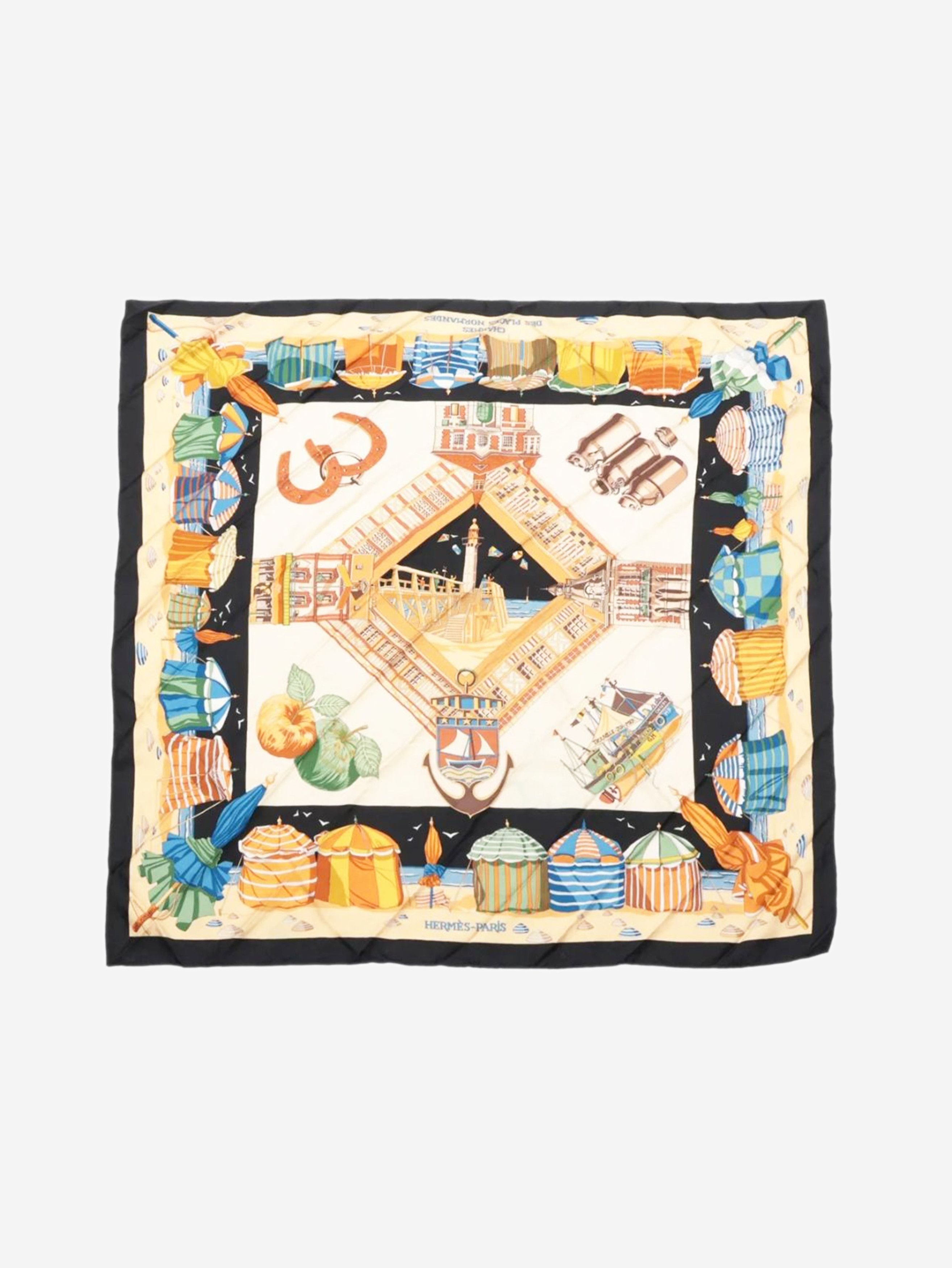 Other Neutral silk scarf Size ONE SIZE - 1 Thumbnail