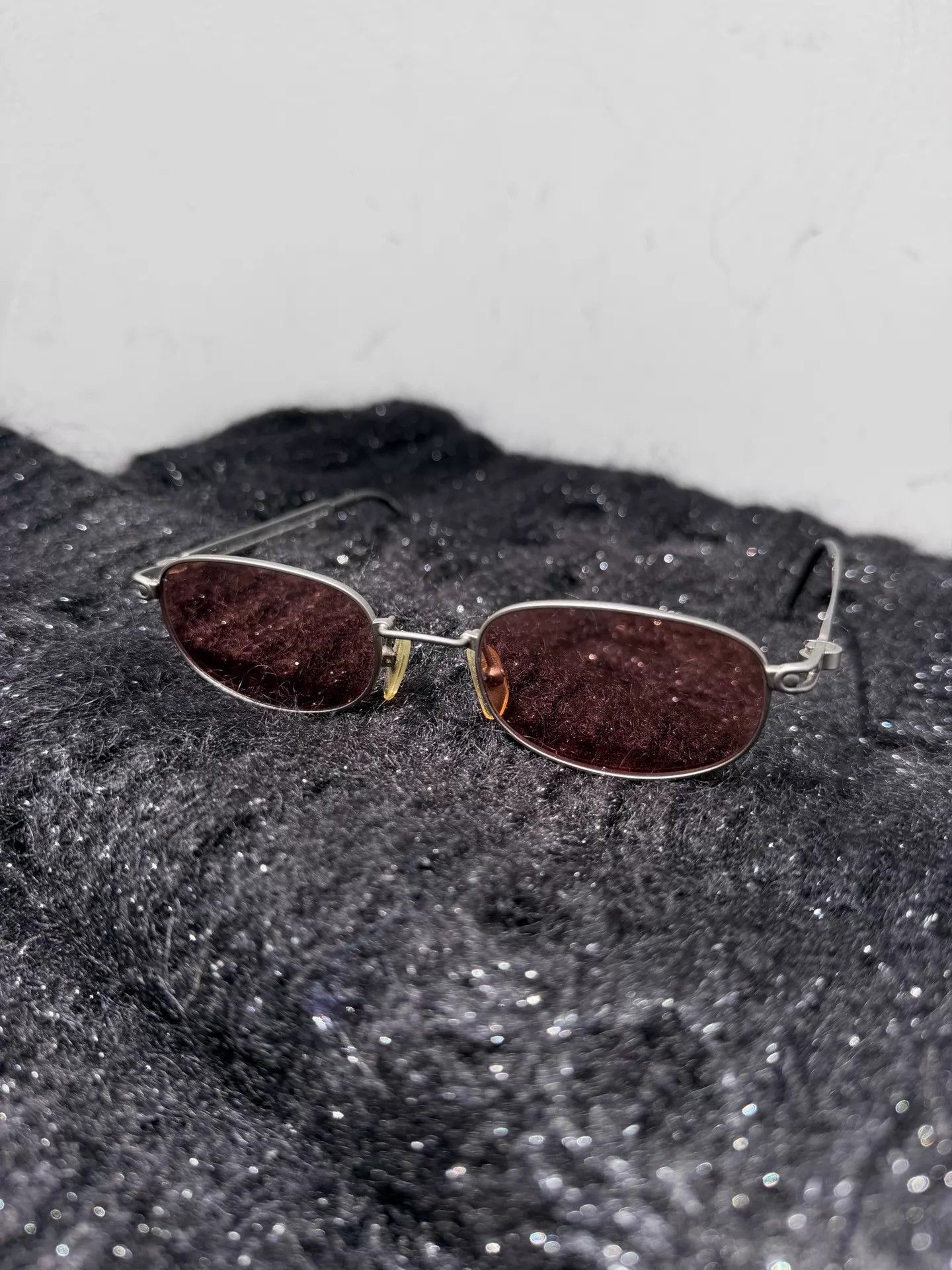 Yohji Yamamoto Yohji Yamamoto Pour Homme Dark Red Silver Trim Sunglasses Size ONE SIZE - 2 Thumbnail