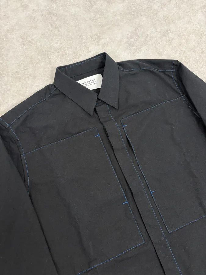 Givenchy SS2016 Givenchy Navy Seams Premium Shirt Size US L / EU 52-54 / 3 - 5 Thumbnail