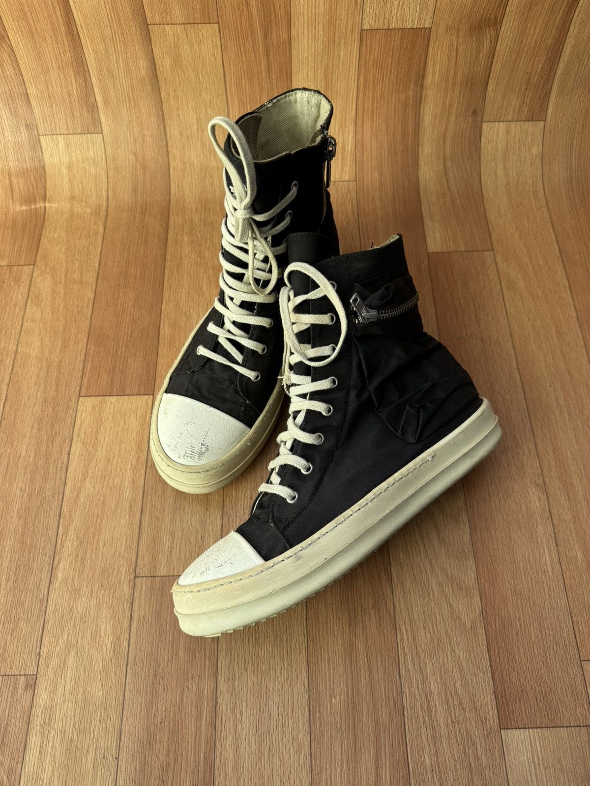 Rick Owens Drkshdw Rick owen Drkshdw Ramones Cargo sneakers Size US 9 / EU 42 - 11 Thumbnail