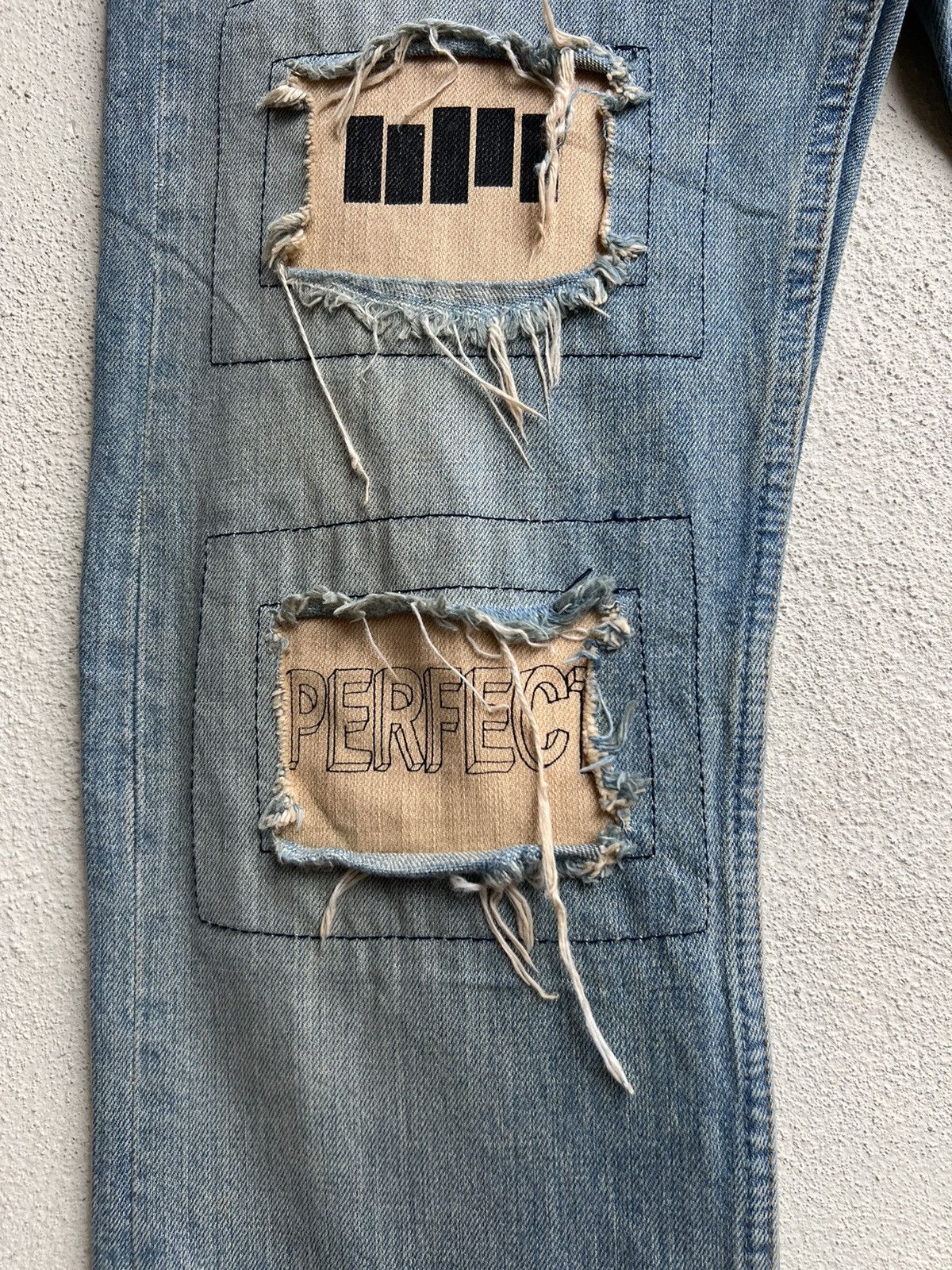 Levi's Vintage 2002 Levi’s 501 Fade Denim Patchwork Jeans Size US 30 / EU 46 - 8 Thumbnail
