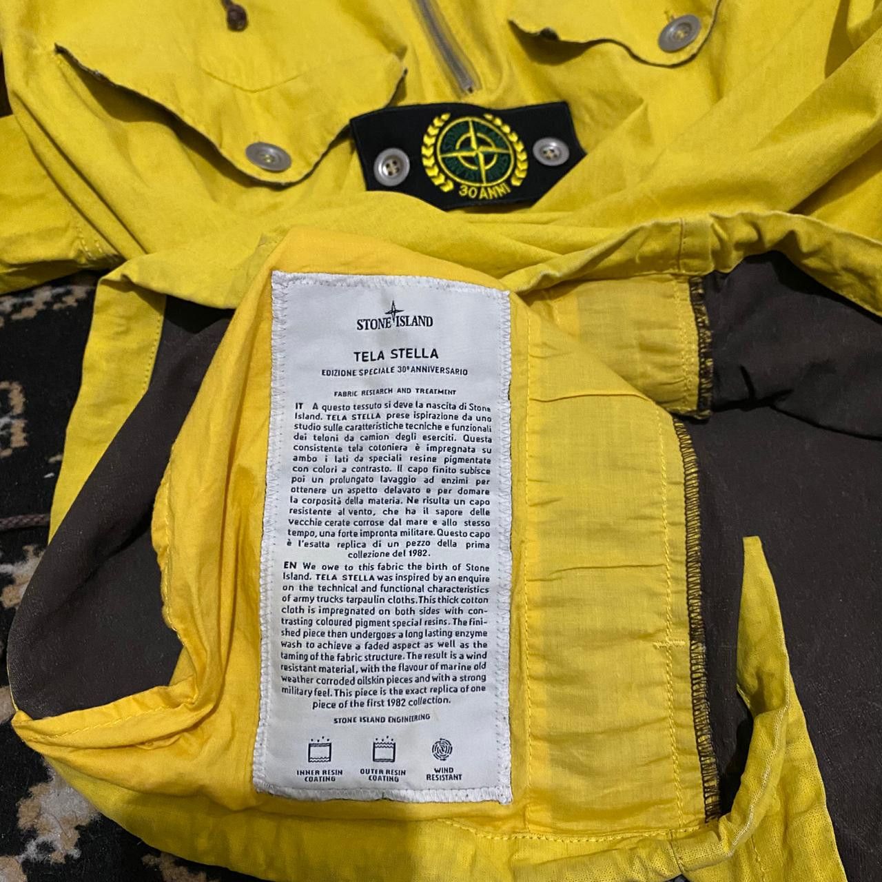 Stone Island Stone island tela stella 30 anniversary vintage Size US M / EU 48-50 / 2 - 4 Thumbnail