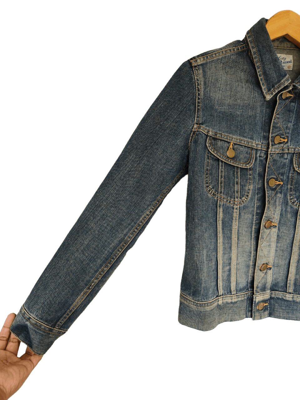 Japanese Brand Lee Riders Denim Jacket Size XS / US 0-2 / IT 36-38 - 4 Thumbnail
