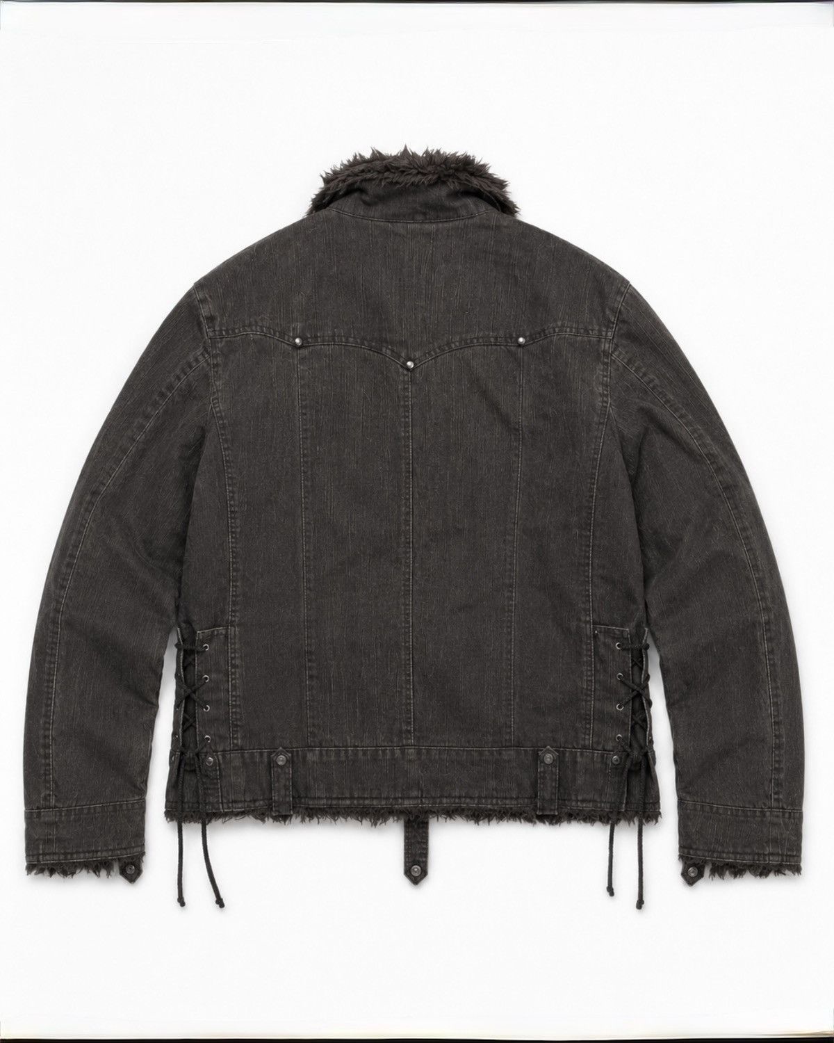 If Six Was Nine Mossino lace up jacket Size US L / EU 52-54 / 3 - 2 Thumbnail