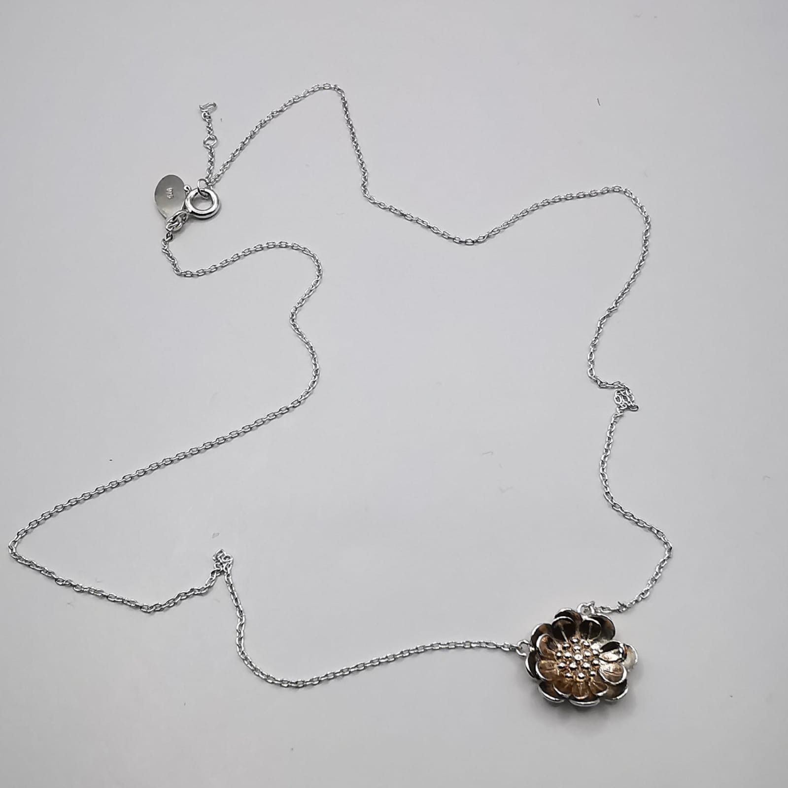 Sterling Silver Vintage Jewelry Chain,Pendant, 925 Sterling Silver 3,65g Size ONE SIZE - 3 Thumbnail