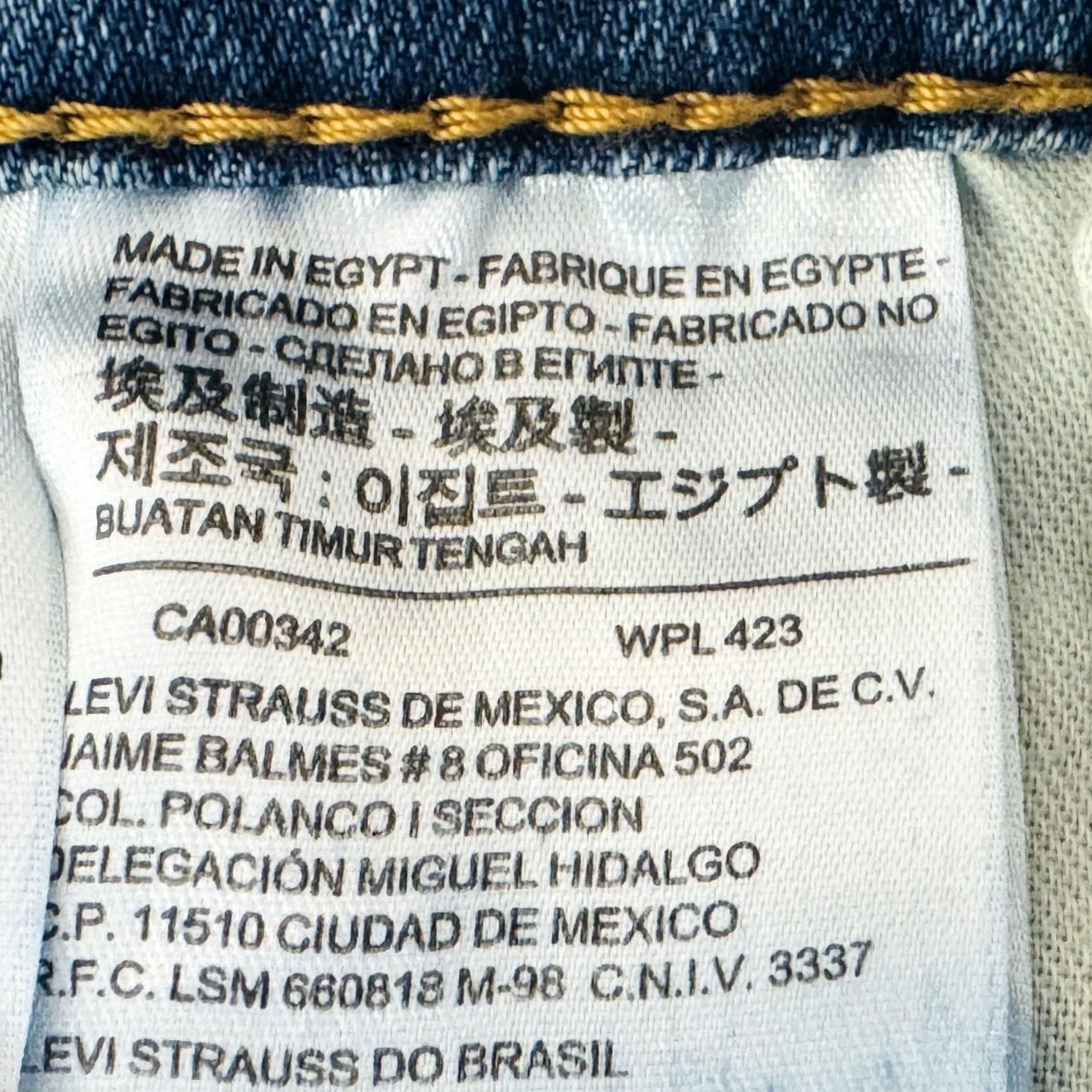 Levi's Levi's 541 Jeans Mens 36x29 Blue Light Wash Athletic Taper Stretch Denim Size US 36 / EU 52 - 5 Thumbnail