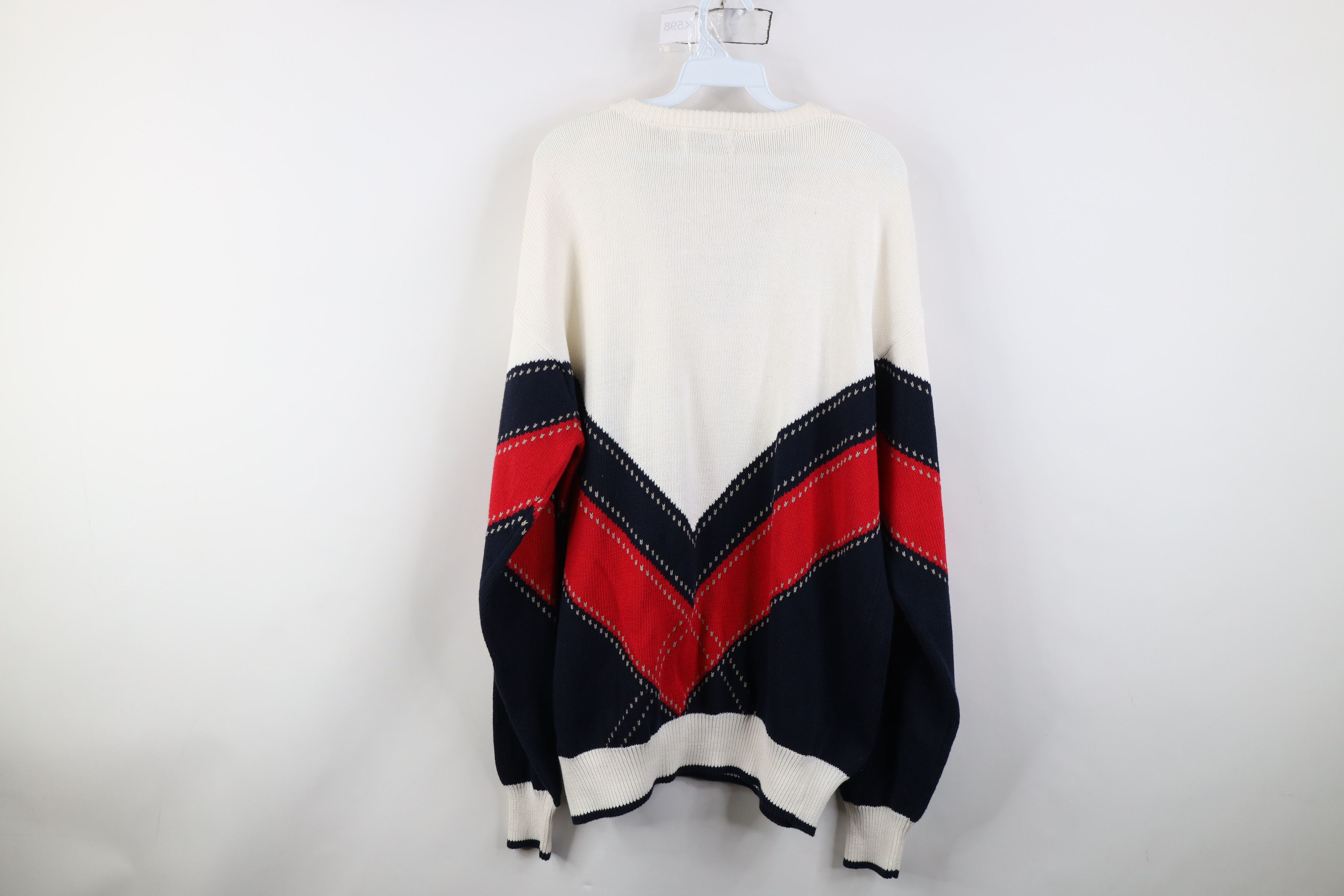 Vintage Vintage 90s Knit Spell Out Ballys Park Place V-Neck Sweater Size US XL / EU 56 / 4 - 10 Thumbnail
