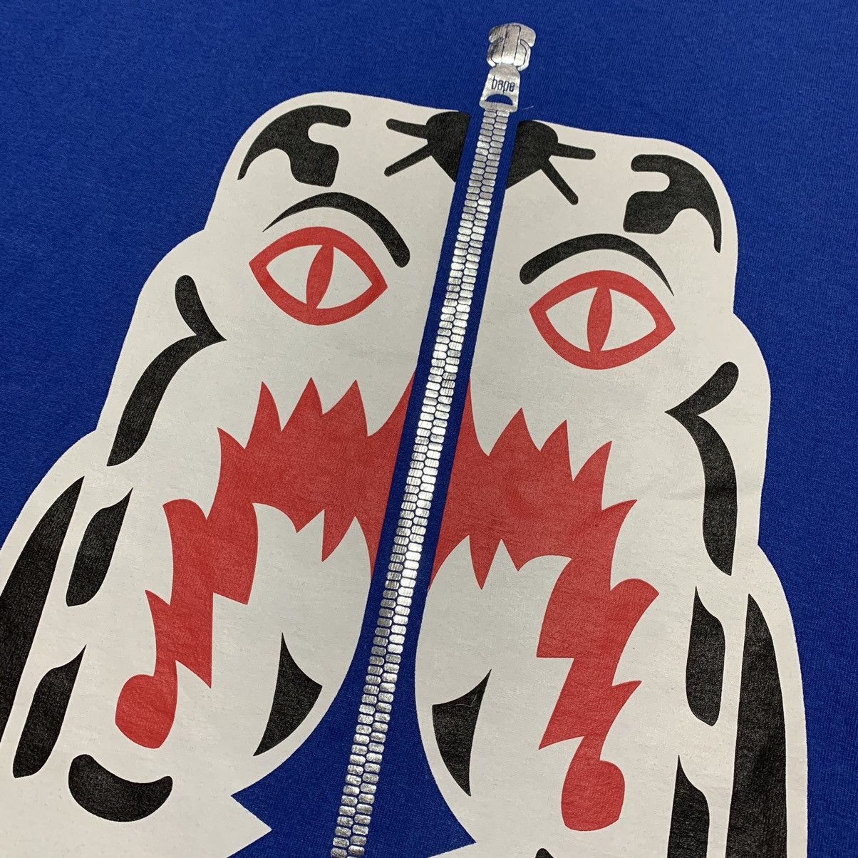 Bape Bape XL Tiger Shark Blue Tee A Bathing Ape Size US XL / EU 56 / 4 - 3 Thumbnail