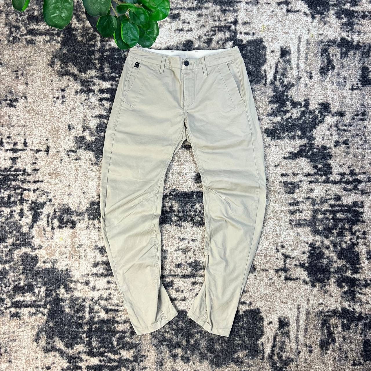 G-Star G-Star Raw Luxury 3D Slim Beige Chino Pants Size US 31 - 2 Thumbnail