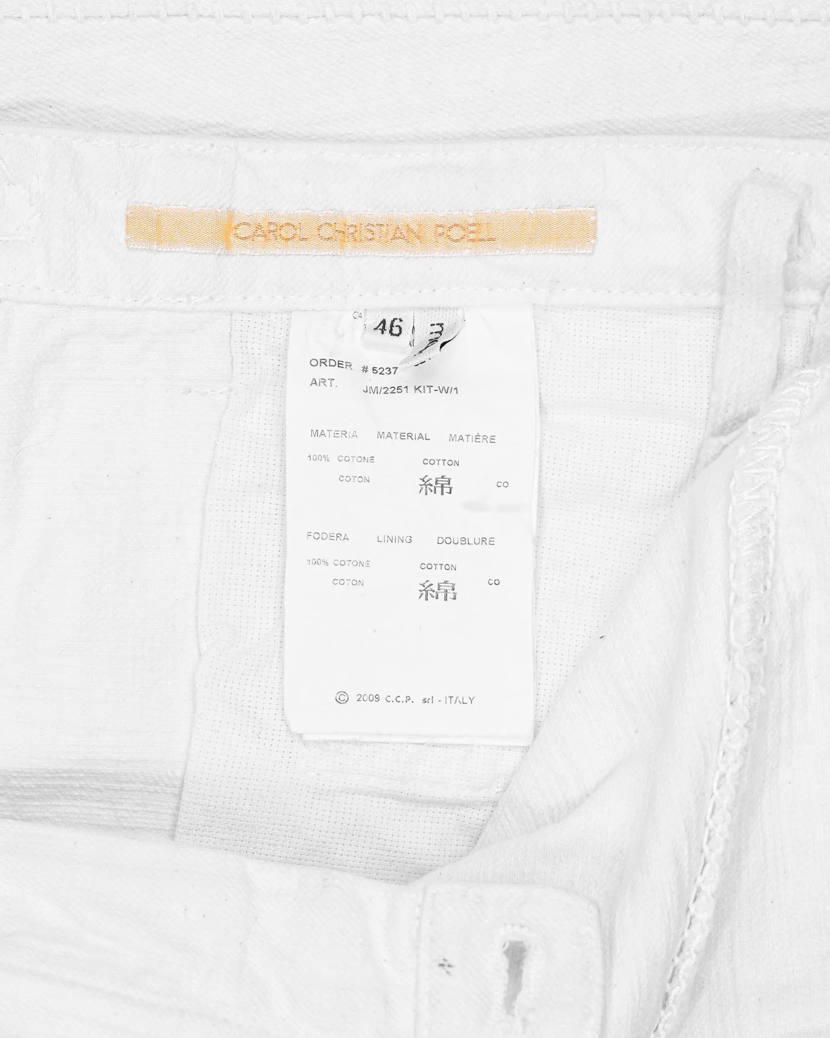 Carol Christian Poell Carol Christian Poell Overlock Jeans - SS07 "Paranoid" Size US 30 / EU 46 - 8 Thumbnail