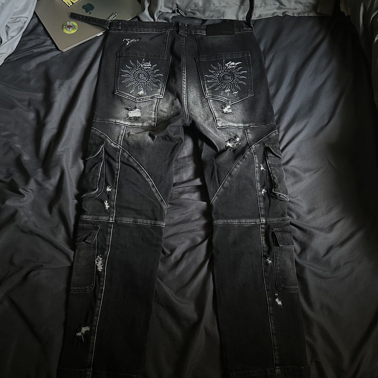 Eternal Type X Strapped Denim - Eternal Artwear Jeans Size US 34 / EU 50 - 3 Thumbnail