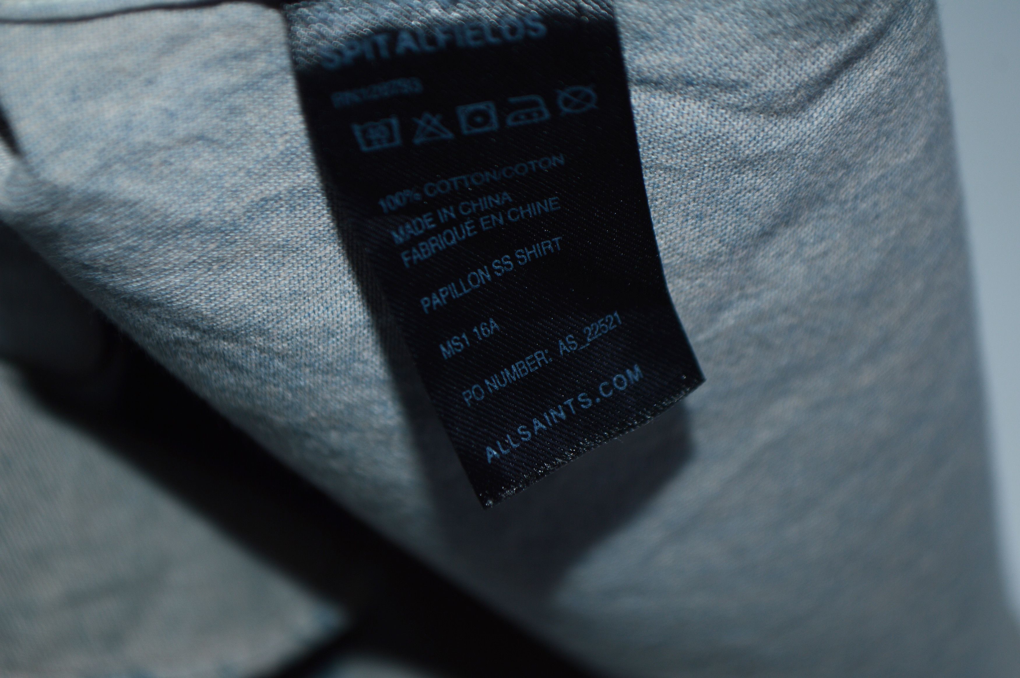 Allsaints Allsaints Papillon S/S Cotton Denim Shirt Size M Size US M / EU 48-50 / 2 - 6 Thumbnail