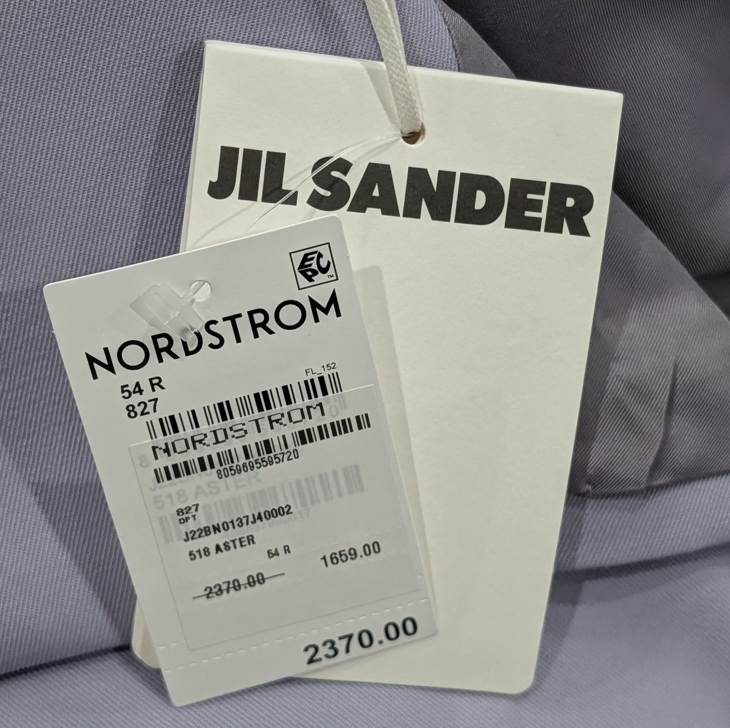 Jil Sander Mens JIL SANDER Wool Blazer Aster 54 US 44 Size 44R - 7 Thumbnail