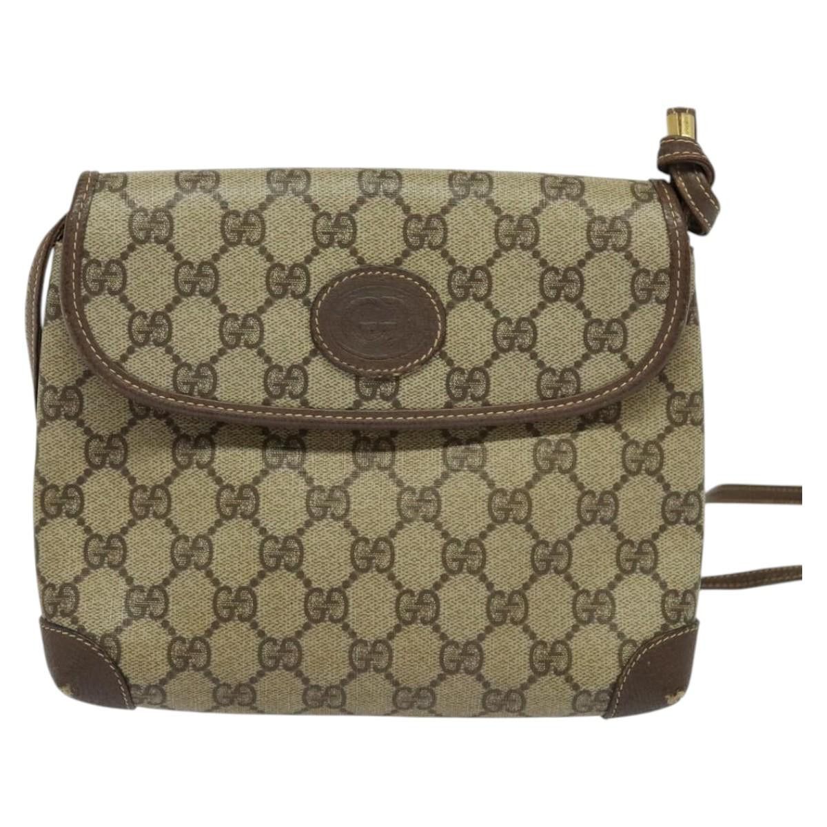 Gucci GUCCI GG Supreme Shoulder Bag Pvc Beige Gold Size ONE SIZE - 13 Thumbnail