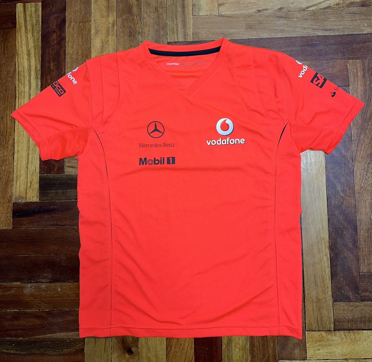 Mercedes-Benz × Vintage Team McLaren Vodafone Mercedes Vintage Racing T Shirt Size US XS / EU 42 / 0 - 1 Thumbnail