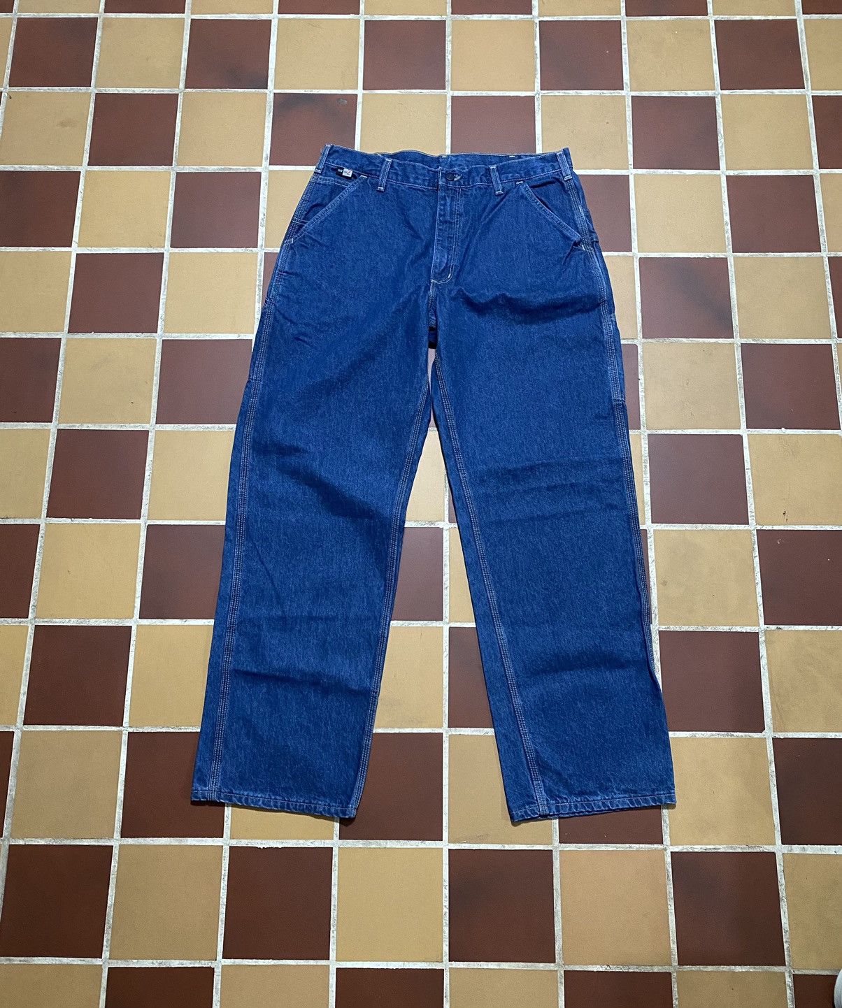 Carhartt Vintage Carhartt Fire Retardant Carpenter Jeans 36x34 Size US 36 / EU 52 - 1 Thumbnail
