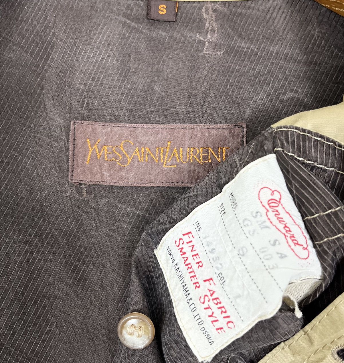 Designer × Vintage × Yves Saint Laurent Vintage YSL Yves Saint Laurent Double Breasted Trench Coat Size S / US 4 / IT 40 - 10 Thumbnail