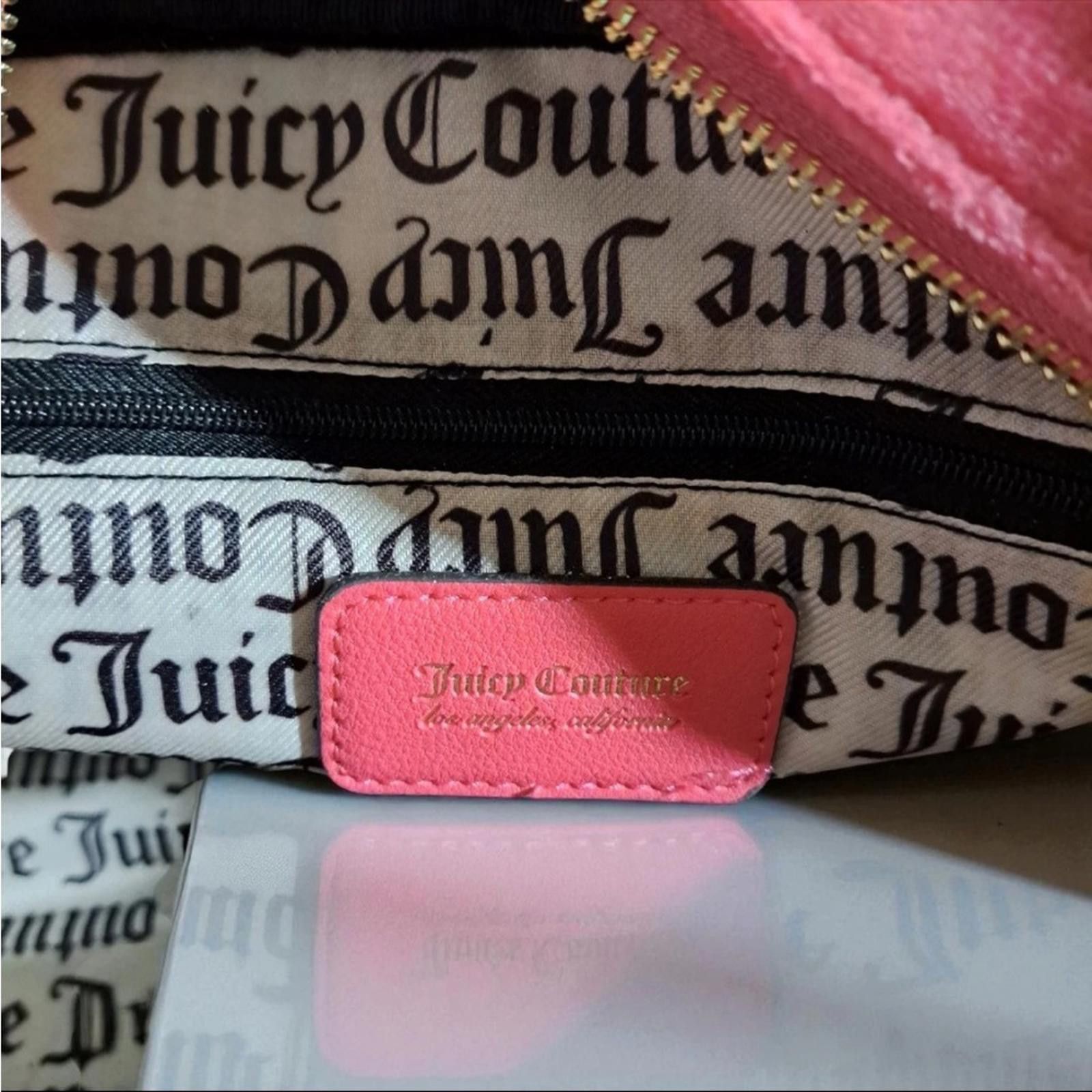 Juicy Couture Jeans Juicy Couture Bowler Bag in Fuchsia with Gold Accents Size ONE SIZE - 4 Thumbnail