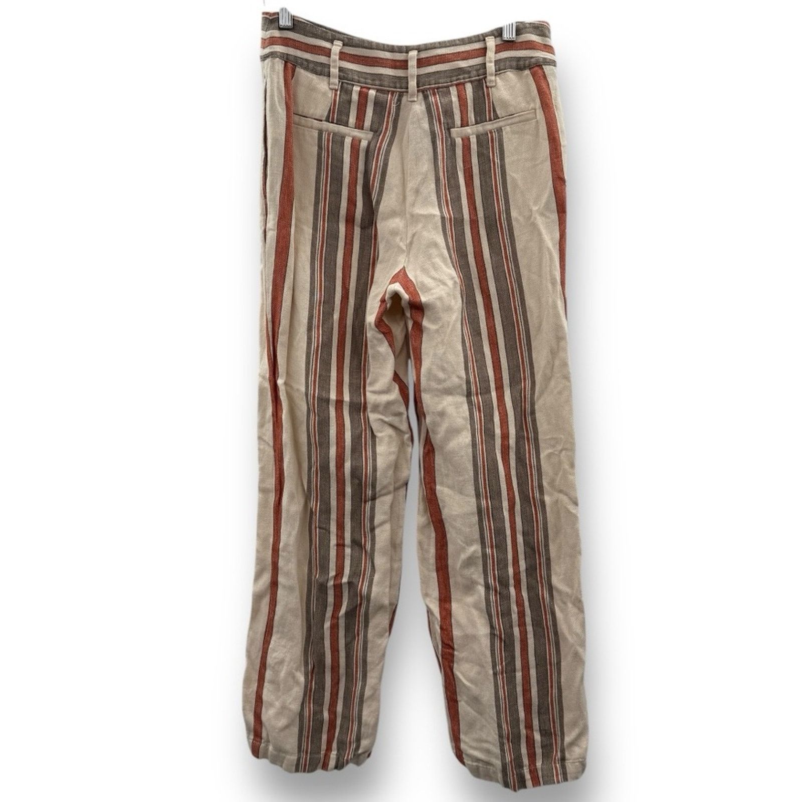 Rebecca Minkoff Rebecca Minkoff Molly Striped High Rise Straight Pants 6 Size 28" / US 6 / IT 42 - 5 Thumbnail