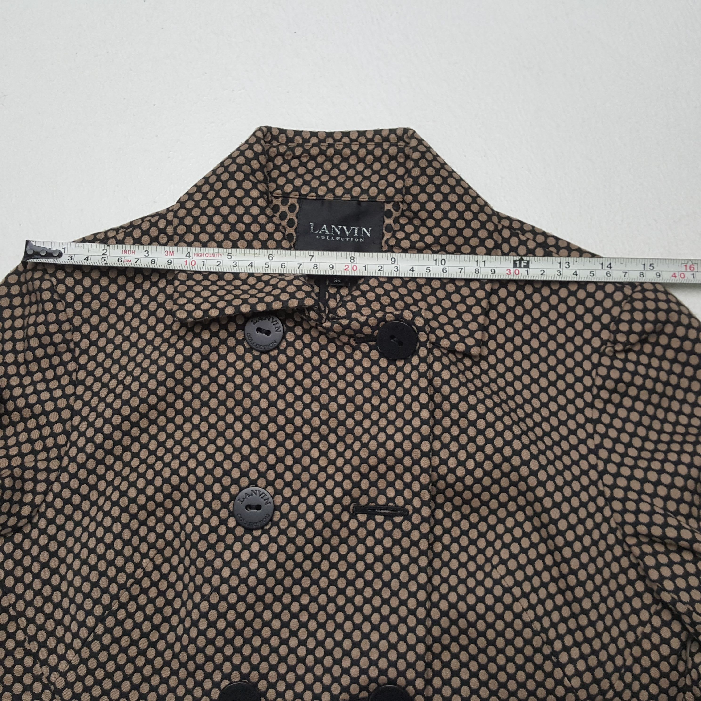 Lanvin × Vintage LANVIN Designer Brand Fashion Style Blazer Size XS / US 0-2 / IT 36-38 - 4 Thumbnail