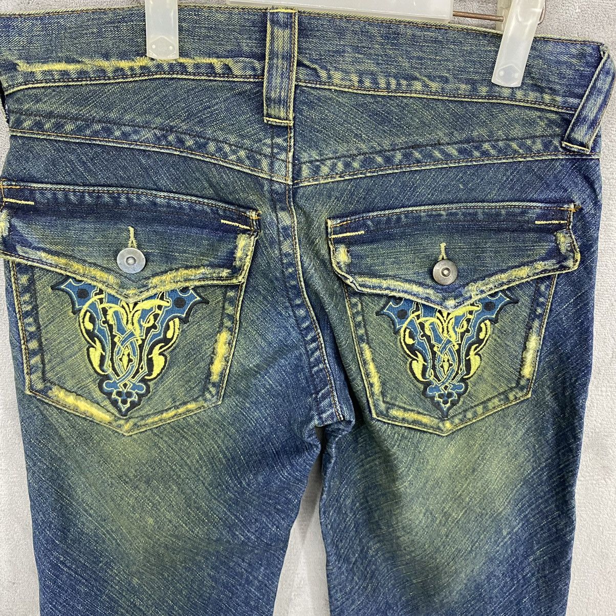 If Six Was Nine Bootcut Baggy Icom Embroidered Pocket Size US 32 / EU 48 - 12 Thumbnail