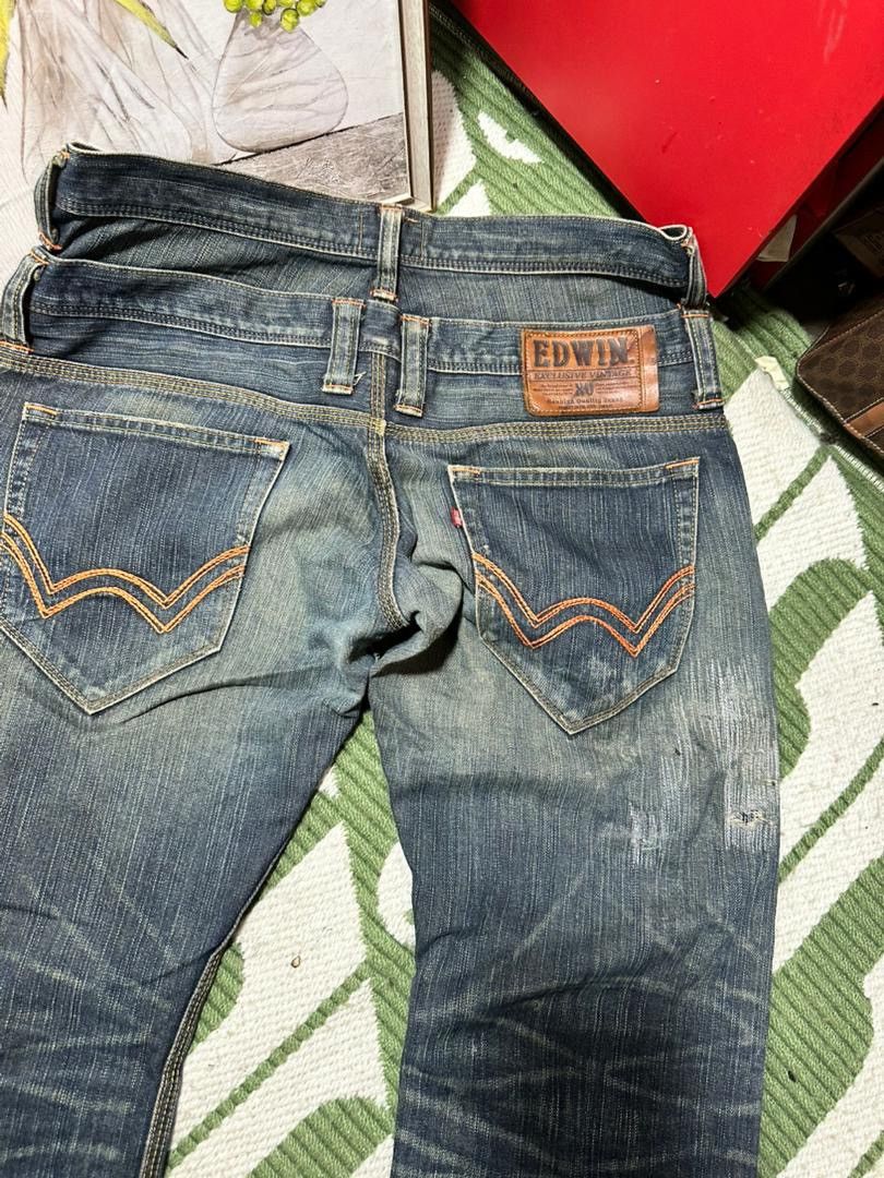 Edwin EDWIN Double Waist Flare Jeans Size US 34 / EU 50 - 7 Thumbnail