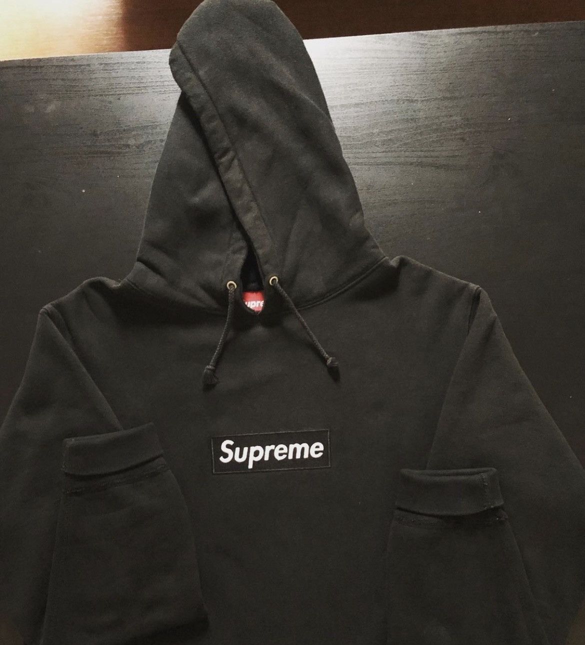 Supreme 1999 Supreme Black Tonal Box Logo Hoodie Hooded Sweatshirt Size US M / EU 48-50 / 2 - 7 Thumbnail