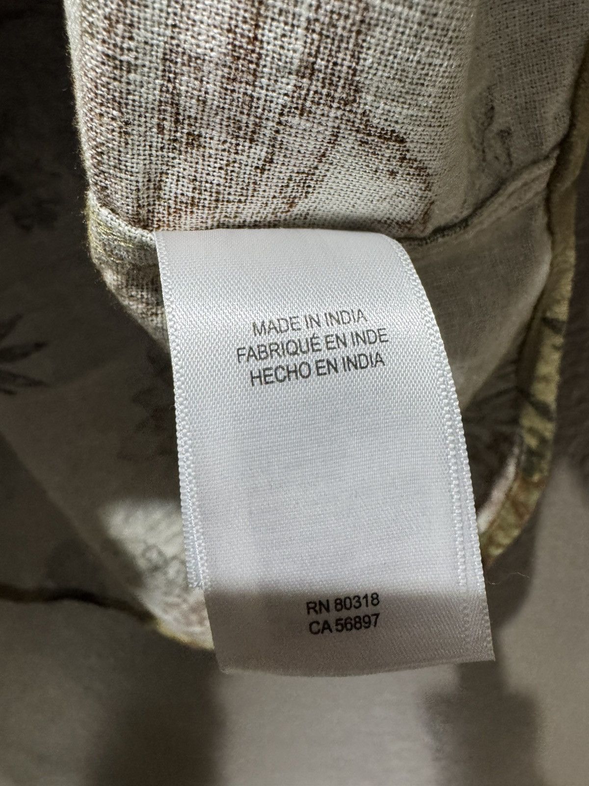 Lucky Brand Lucky Brand Olive Green Floral Hawaiian Short Sleeve Button Size US S / EU 44-46 / 1 - 9 Thumbnail