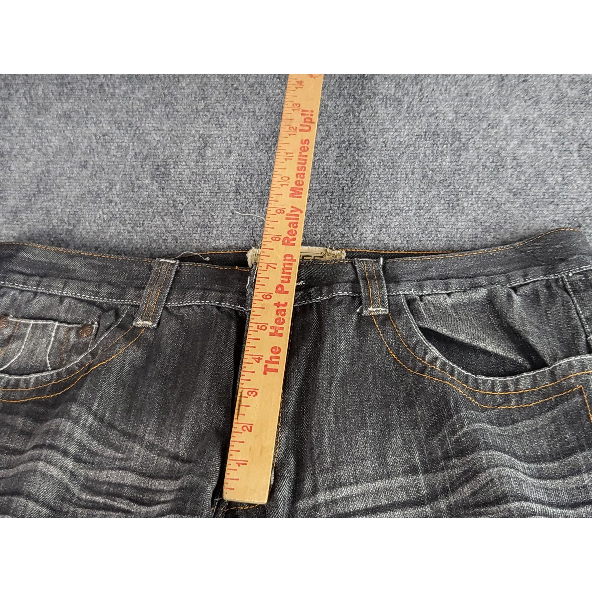 Vintage Vintage Y2k Emcee Black Denim Jeans Men’s 38x32 Baggy Hip Ho Size US 38 / EU 54 - 7 Thumbnail