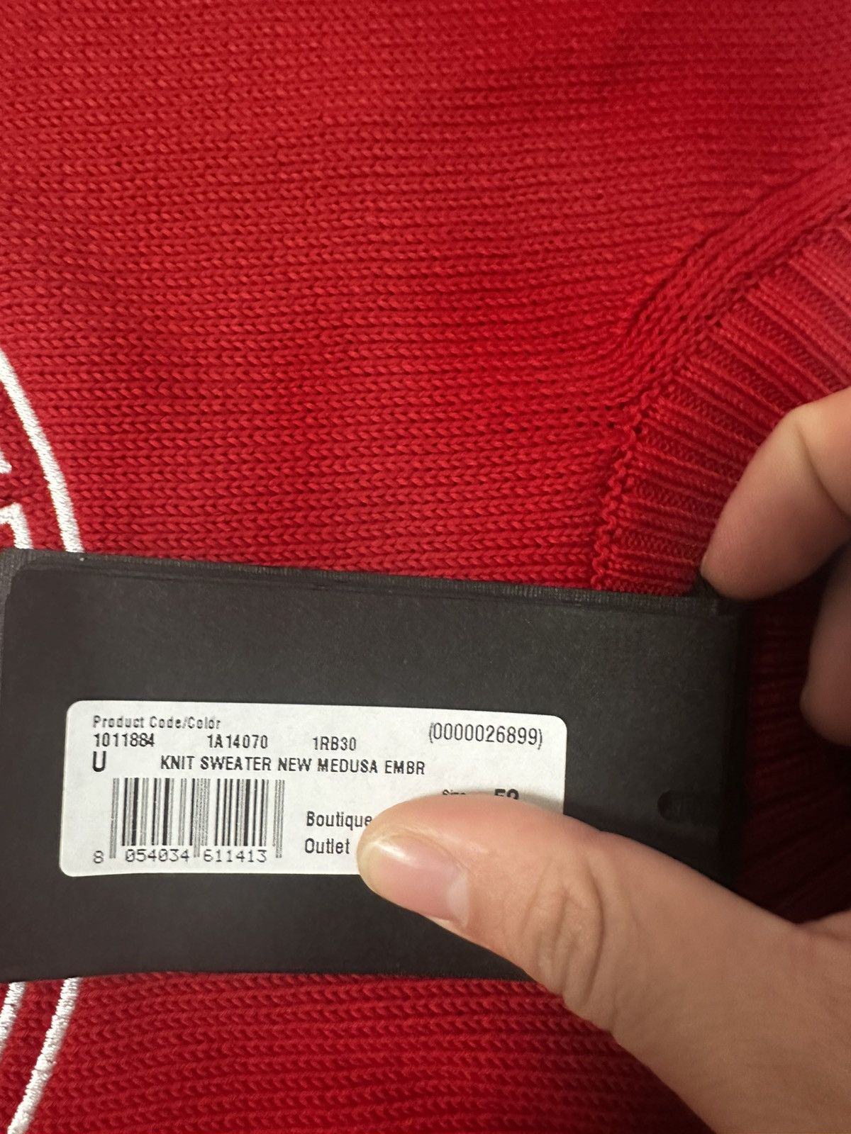 Versace Versace Red Sweatshirt Size US XL / EU 56 / 4 - 4 Thumbnail