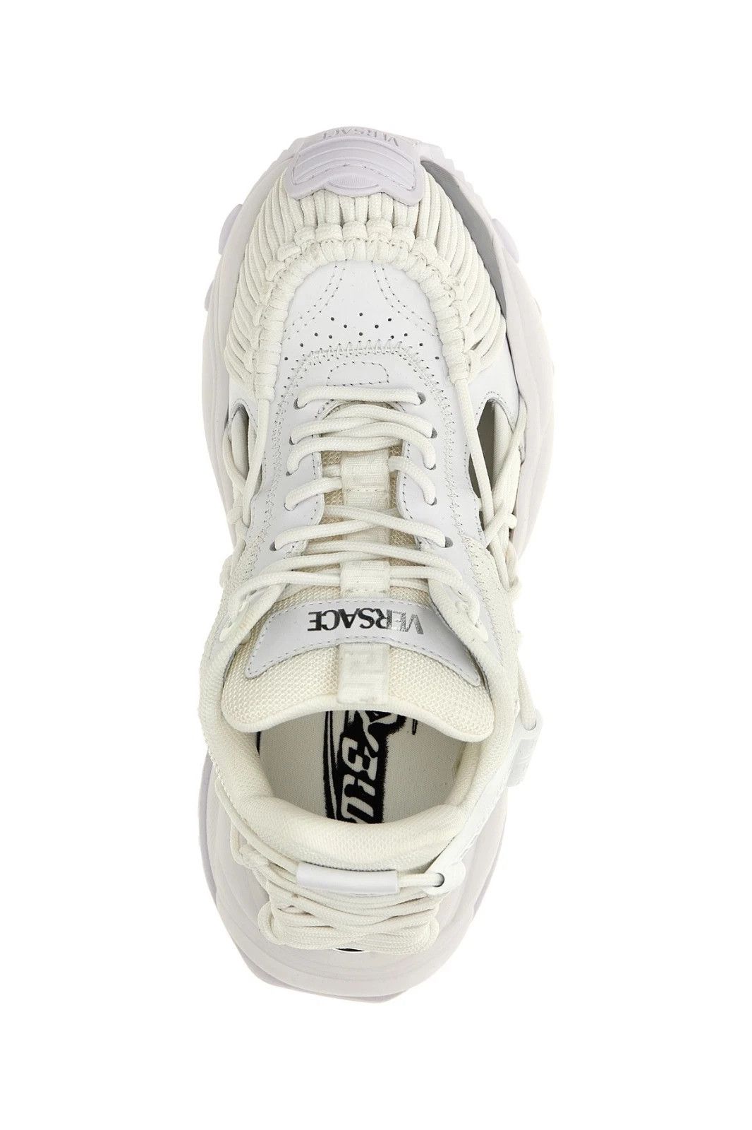 Versace VERSACE Mercury White Leather Sneakers New & Authentic Size US 9.5 / IT 39.5 - 4 Thumbnail