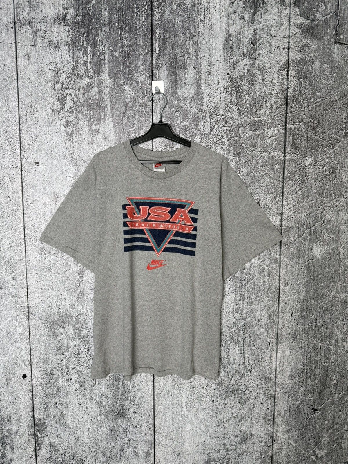 Vintage Nike USA Track & Field Single Stitch Tee Made in USA