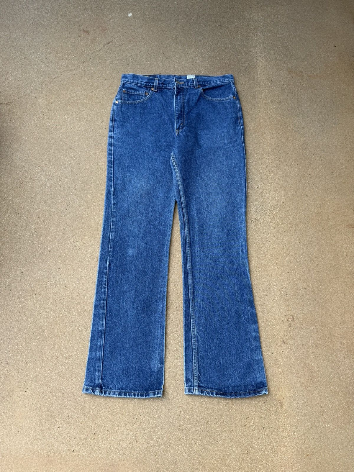 Levi's Vintage 00’s Levi’s 517 Red Tab Bootcut Flare Jeans 33x32 Size US 33 - 1 Thumbnail