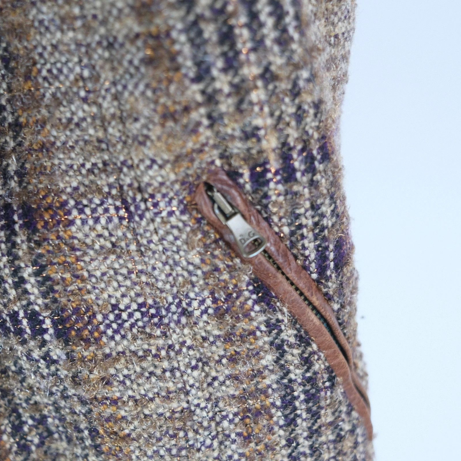 Dolce & Gabbana Y2K D&G Dolce & Gabbana Wool Leather Vest Size 40 Size S / US 4 / IT 40 - 7 Thumbnail