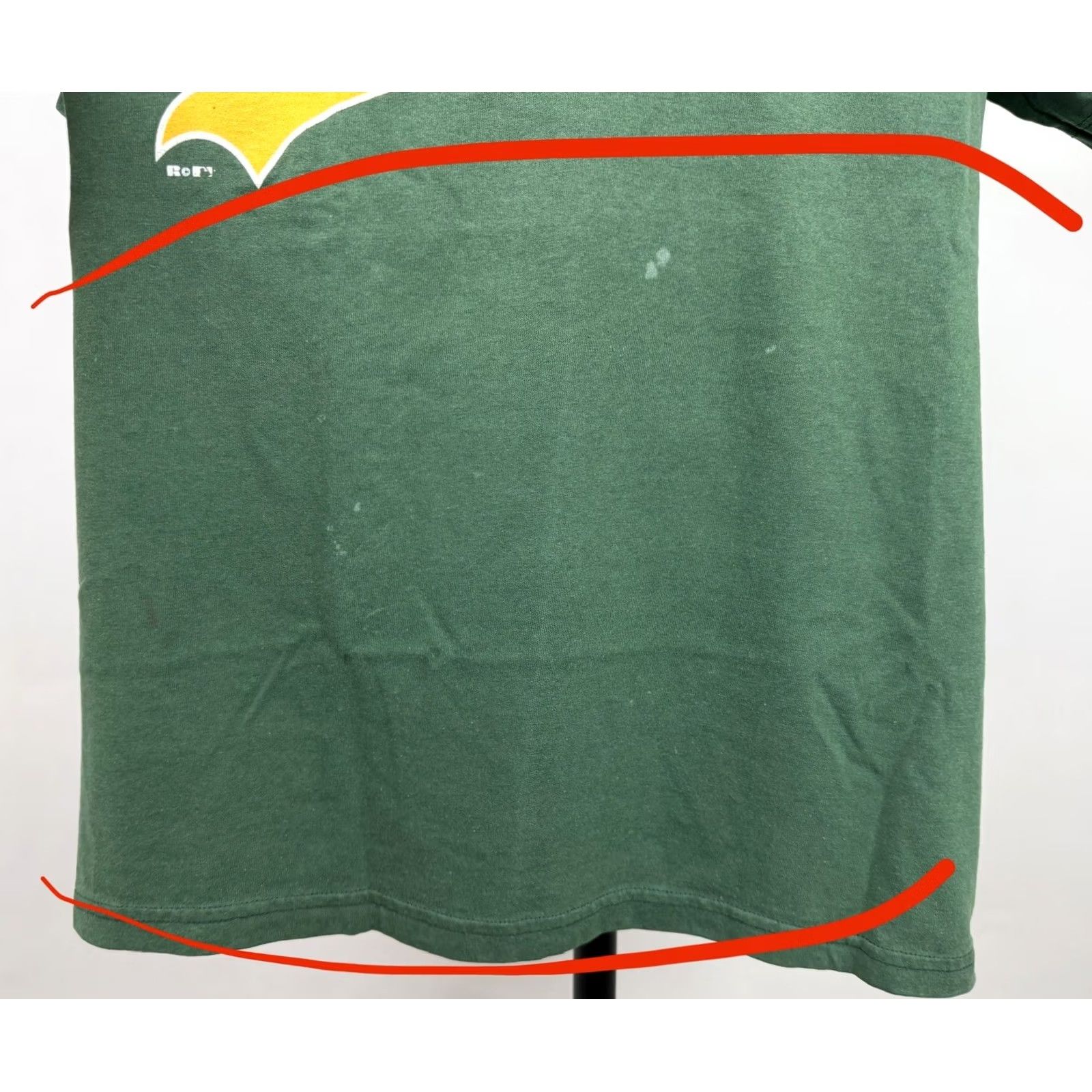 Russell Athletic VINTAGE Russell Athletic Baseball T-Shirt Mens M Green 90s Graphic Print V-Neck Short Sleeve Shirt Mens Size US M / EU 48-50 / 2 - 6 Thumbnail