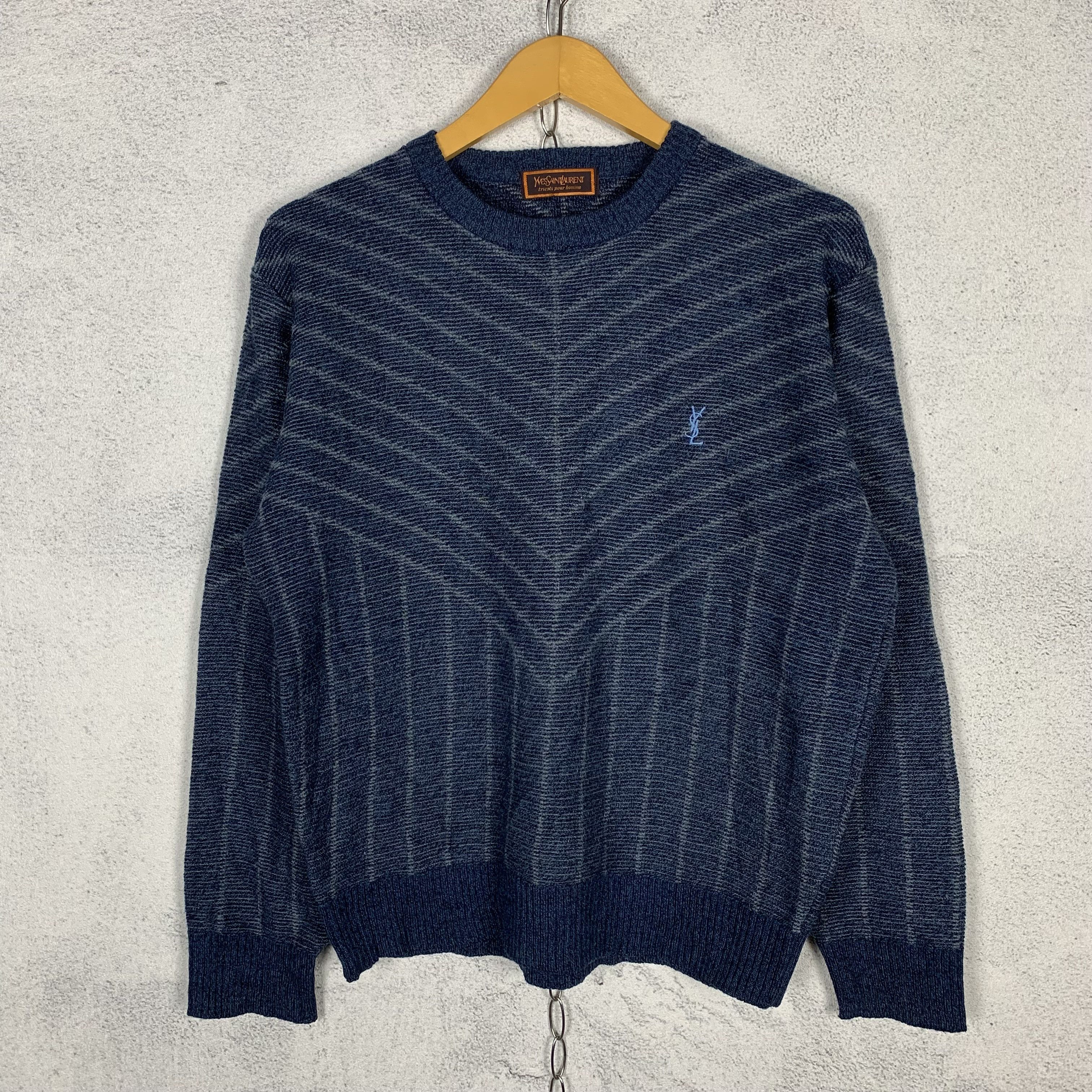 Yves Saint Laurent Vintage Yves Saint Laurent YSL Knit Sweater Jumper Cardigan Size US S / EU 44-46 / 1 - 1 Thumbnail