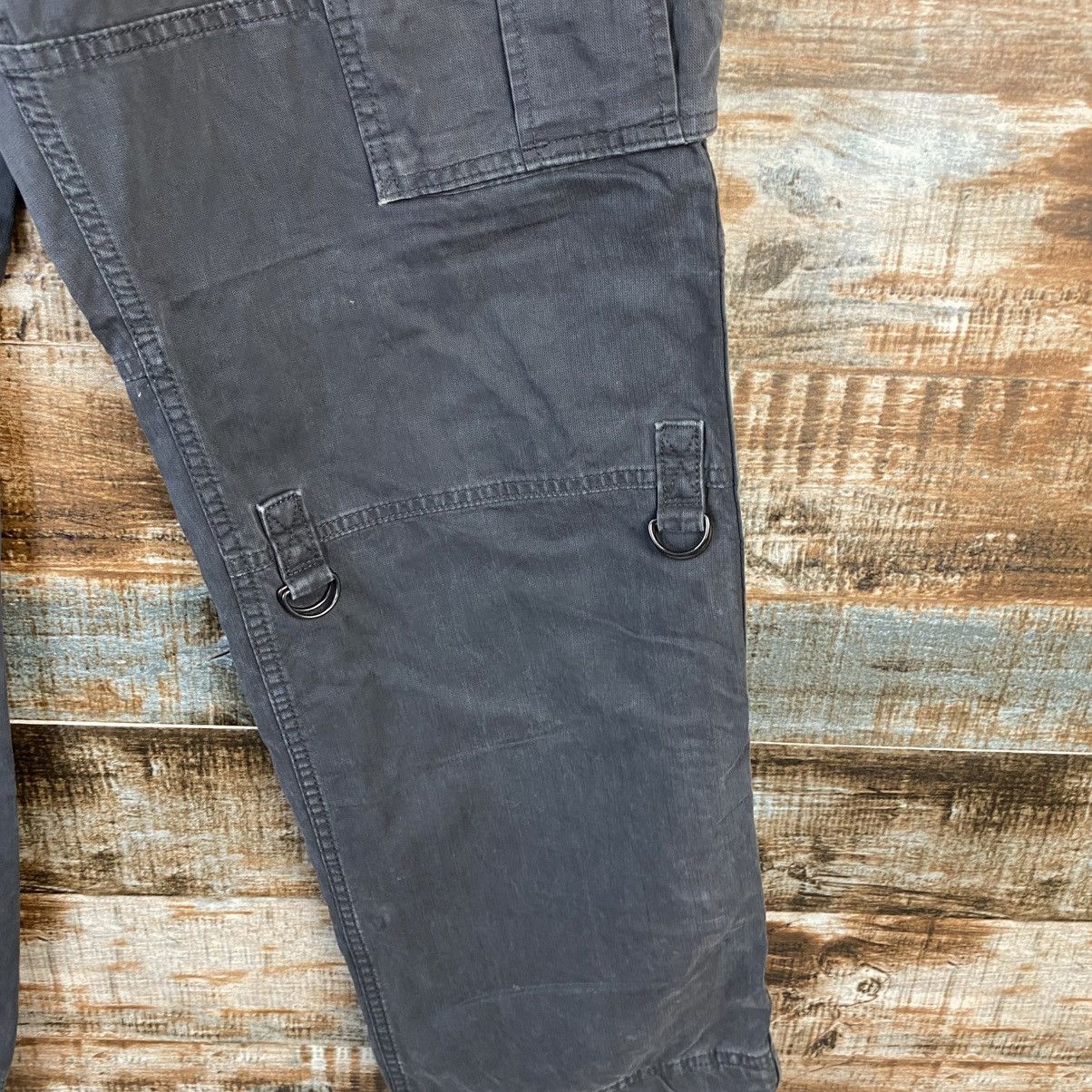 Other DL Uniqlo Black Cargo Multipocket Pants #C929 Size US 33 - 12 Thumbnail
