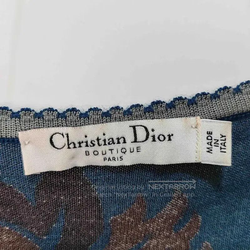 Dior Dior Women's Blue Wool Cardigan . Size S / US 4 / IT 40 - 3 Thumbnail