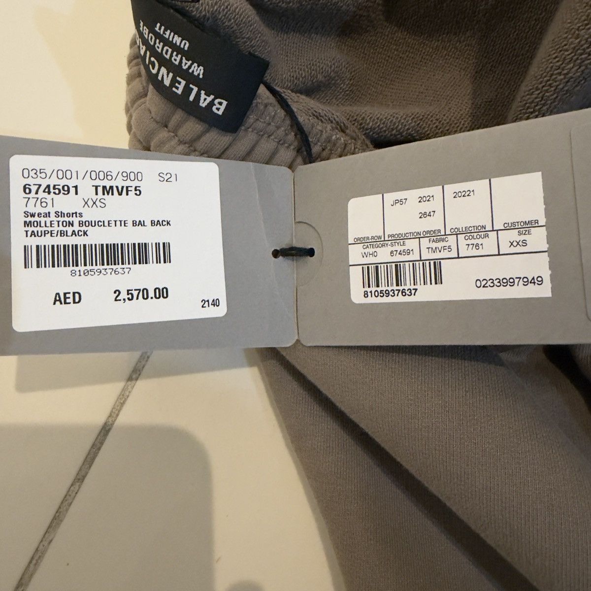 Balenciaga Balenciaga Sweat Shorts XXS 🚫READ DESCRIPTION Size US 34 / EU 50 - 9 Thumbnail