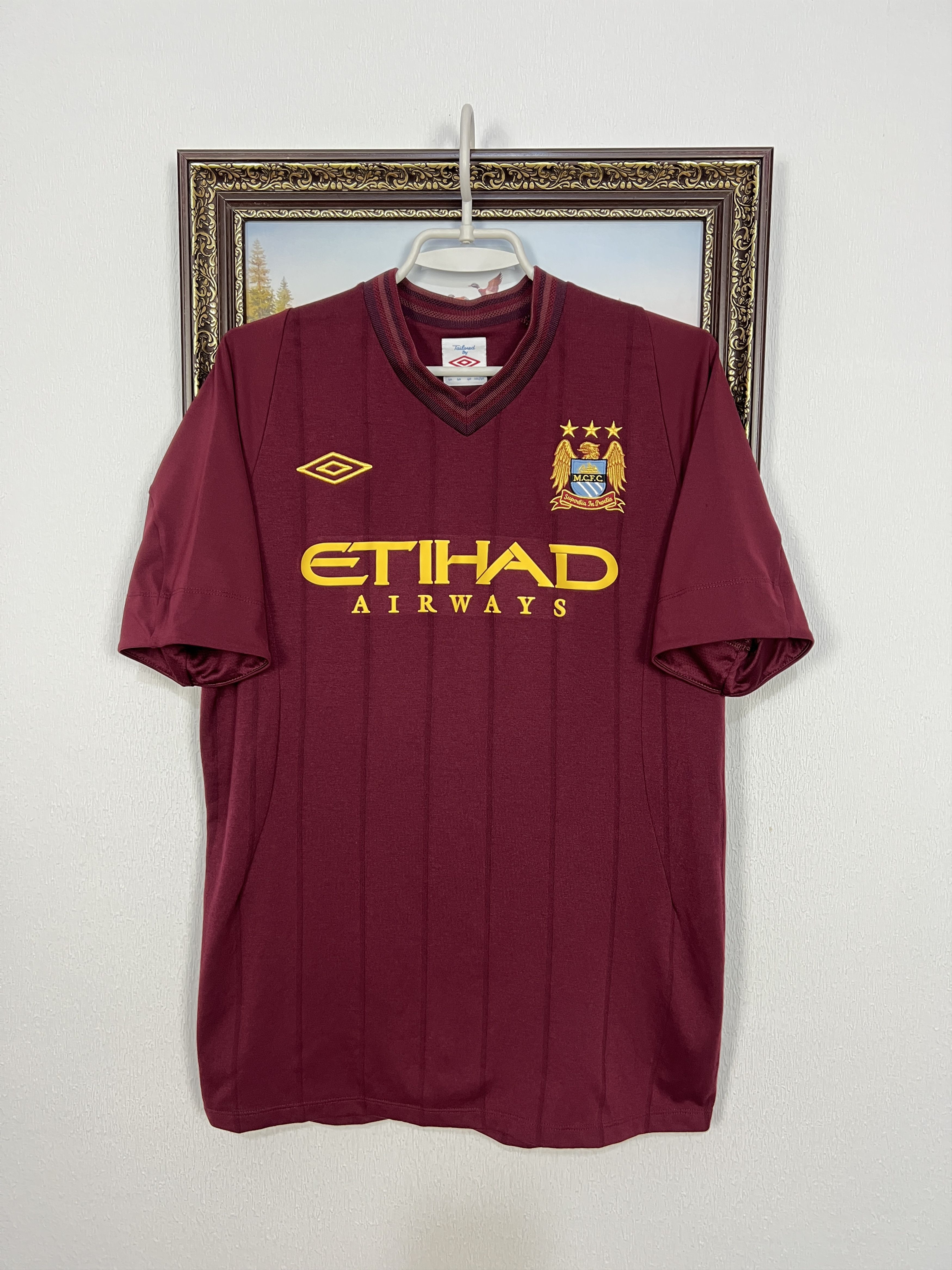 Umbro Manchester City Away football shirt 2012 Player Issue #5 Size US M / EU 48-50 / 2 - 1 Thumbnail