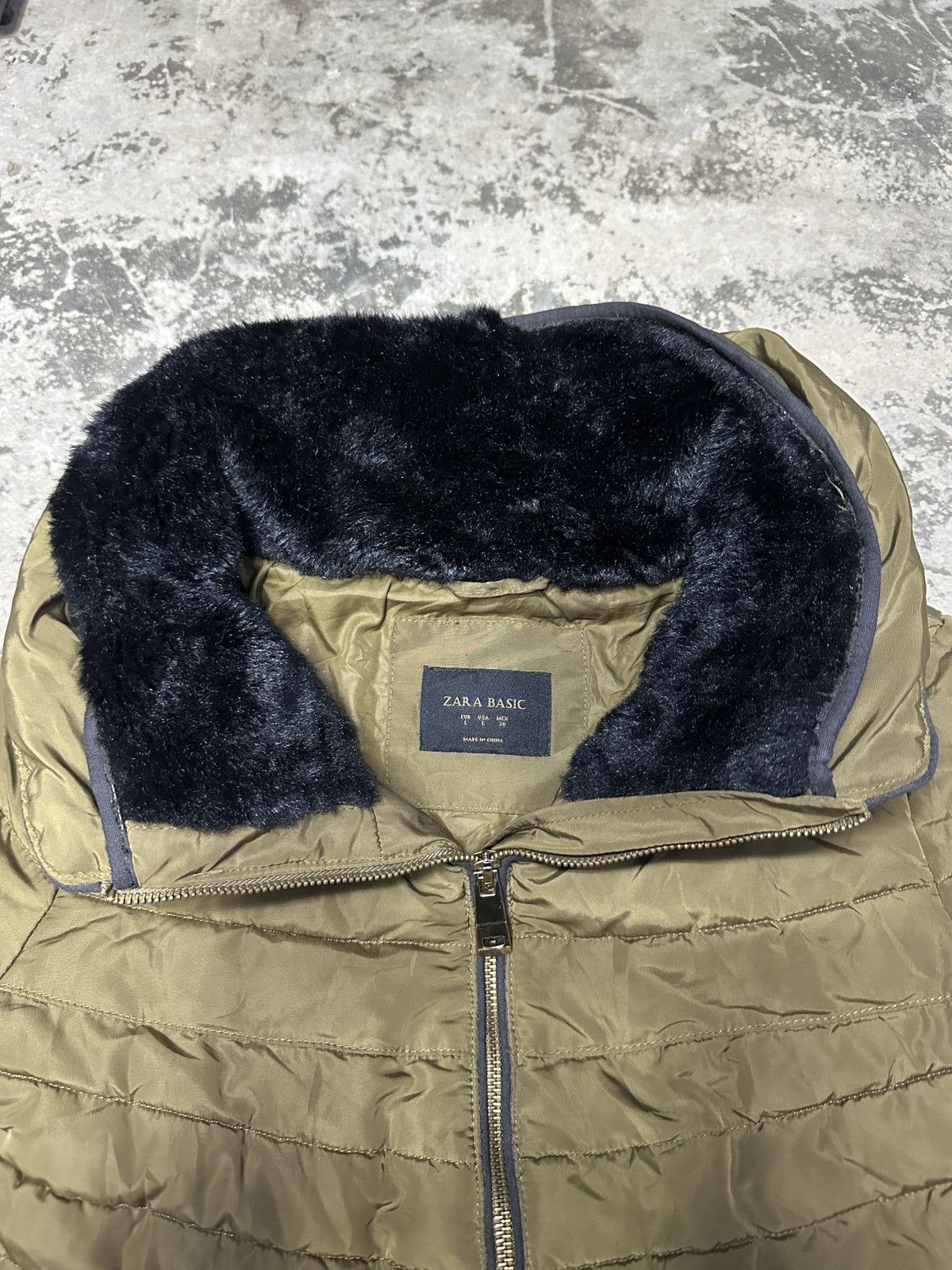 Vintage × Zara Distressed 🔥 Zara Basic Winter Puffers Jacket Size L / US 10 / IT 46 - 9 Thumbnail