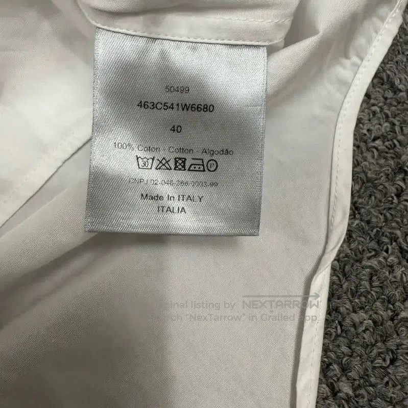 Dior Dior White Cotton Long Sleeve Shirt for Men . Size US M / EU 48-50 / 2 - 4 Thumbnail