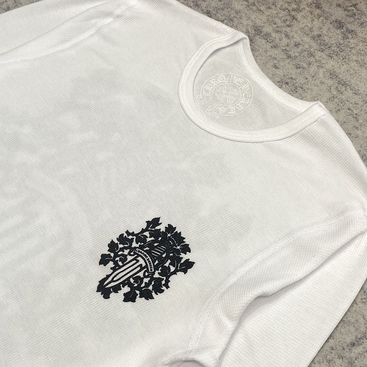 Chrome Hearts Chrome Hearts Dagger Thermal long t-shirt white Size M / US 6-8 / IT 42-44 - 4 Thumbnail