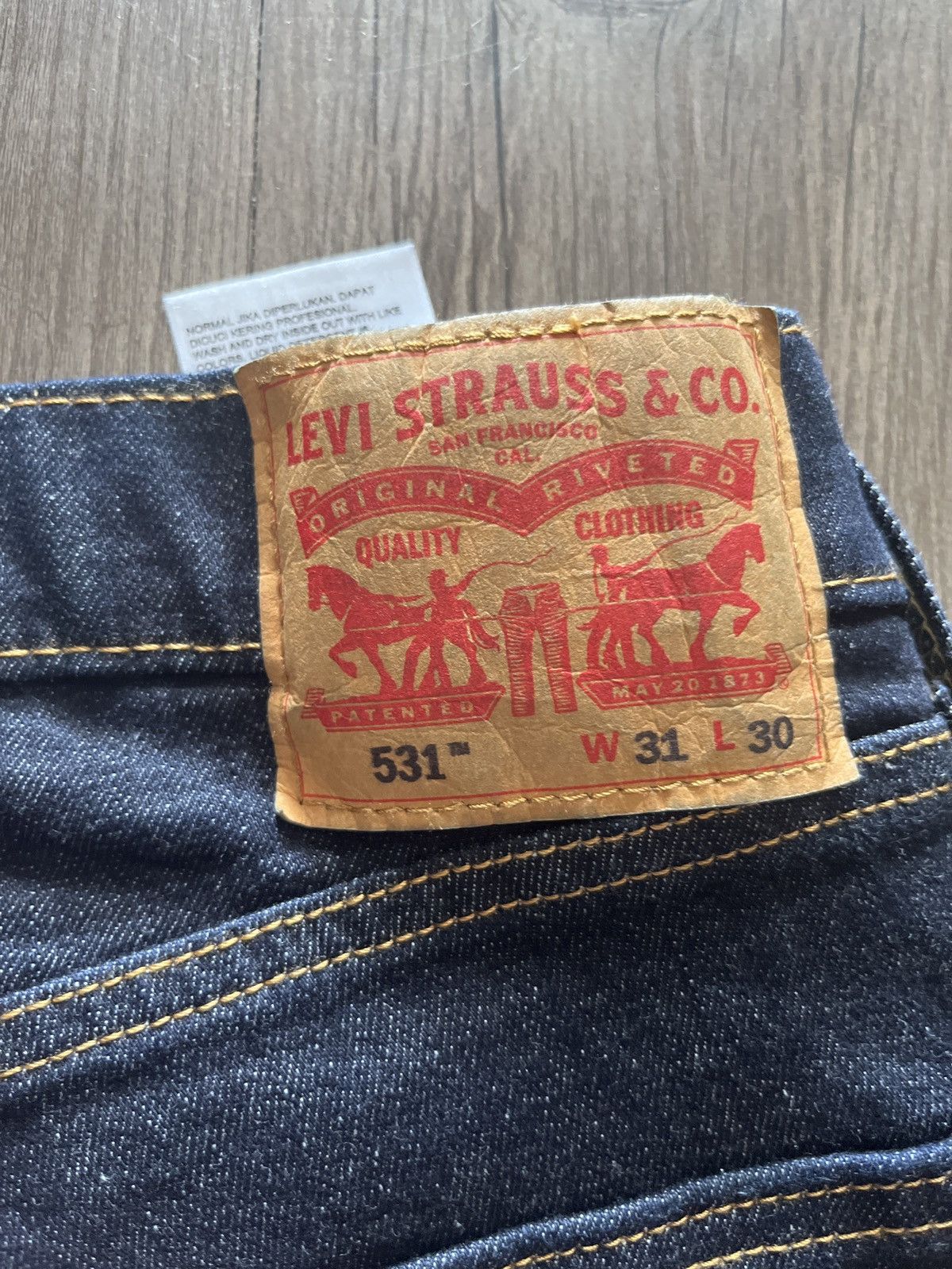 Levi's Levi 531 denim jeans Size US 31 - 2 Thumbnail