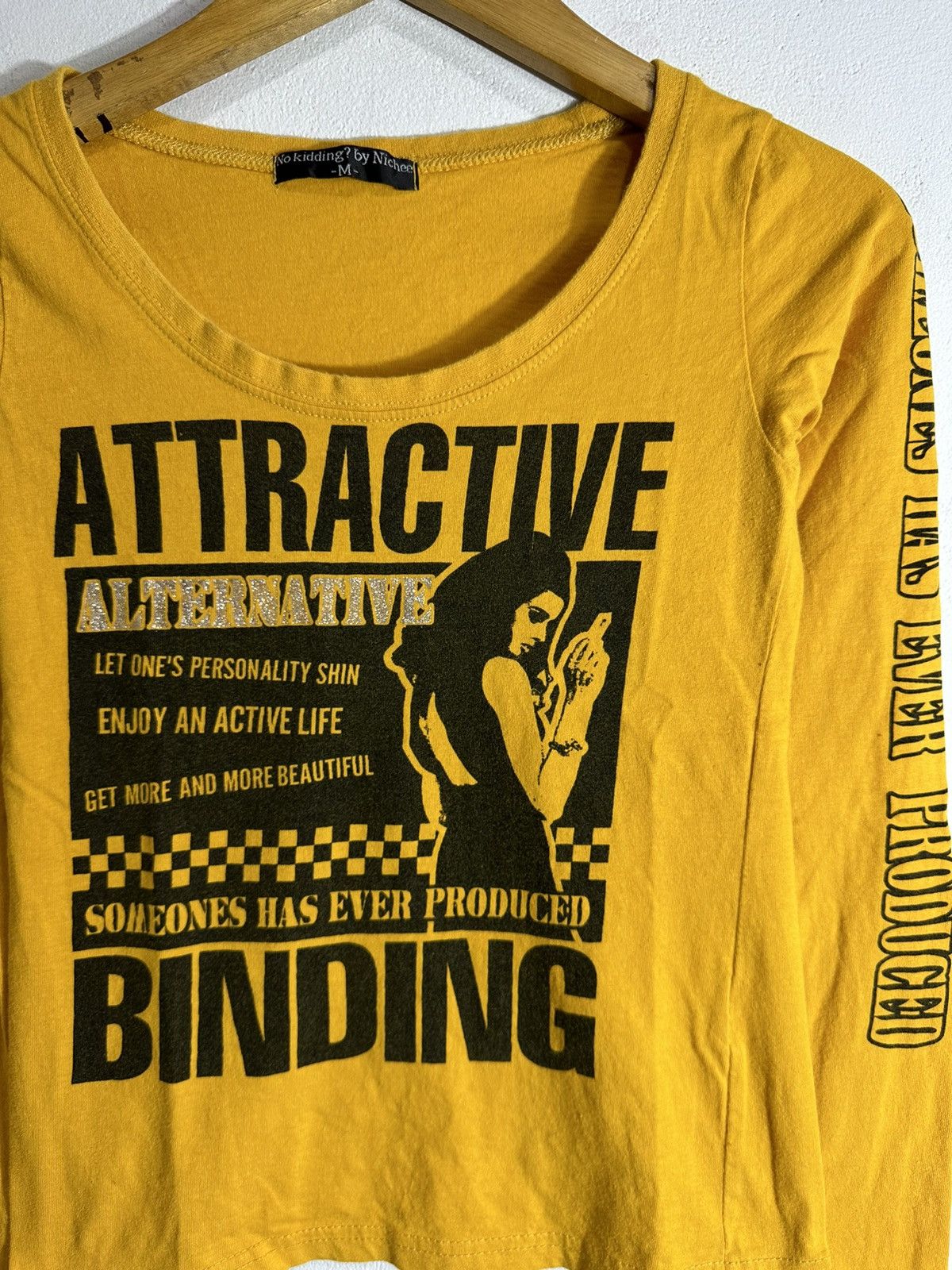 Hysteric Glamour NO KIDDING? ATTRACTIVE BINDING LONG SLEEVE HYSTERIC STYLE Size XS / US 0-2 / IT 36-38 - 2 Thumbnail