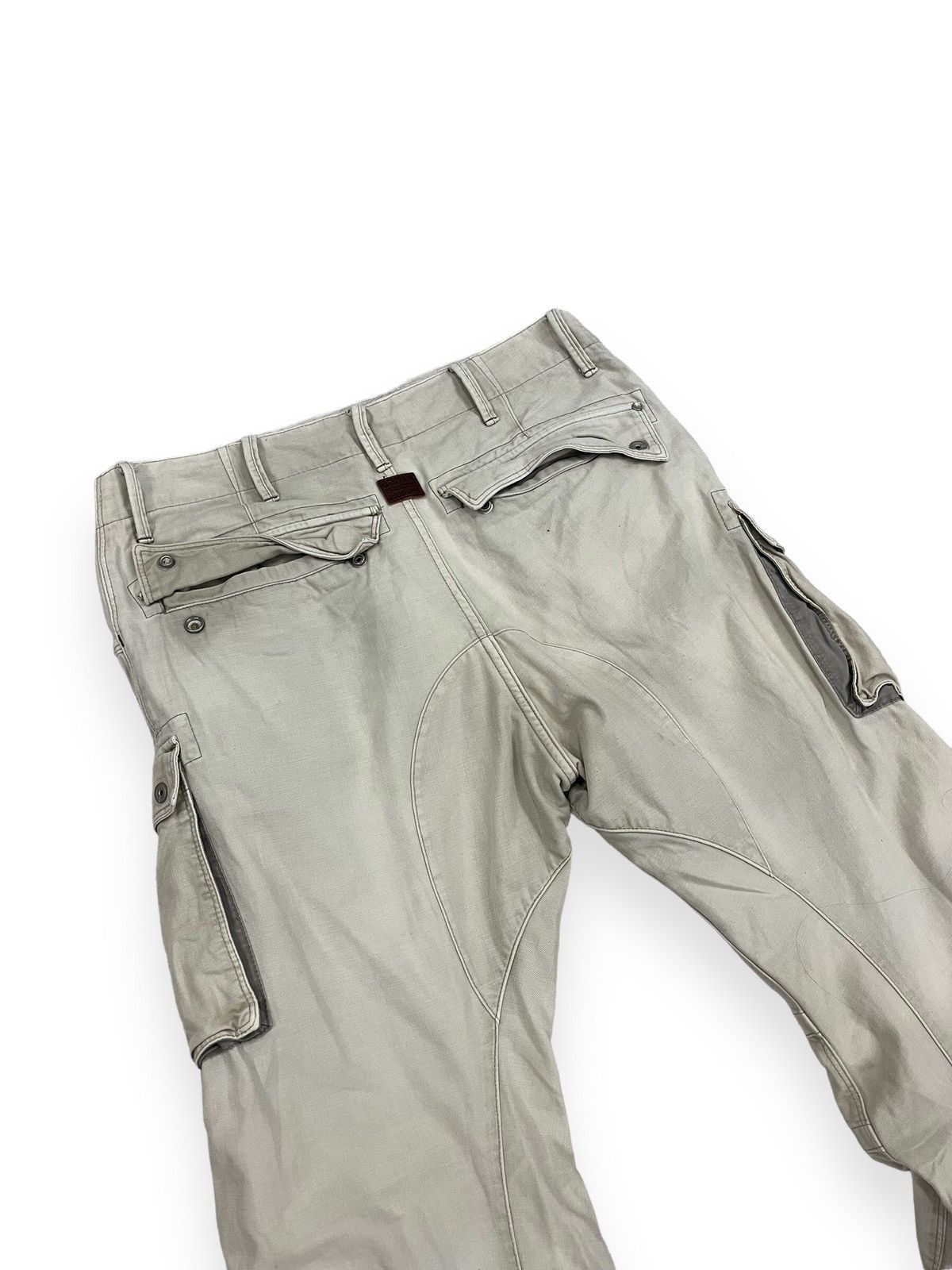 G-Star × Japanese Brand × Vintage Vintage G-Star Raw Double Knee Cargo Pants Size US 32 / EU 48 - 11 Thumbnail