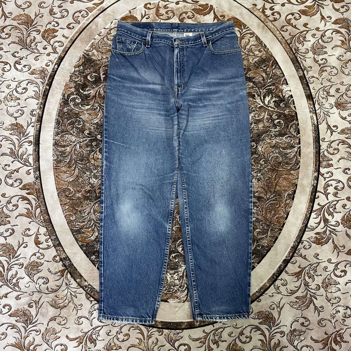 Levi's Vintage Clothing 🔥Vintage Levis 550 Stoned Washed Ripped Distress Denim Jeans Size US 32 / EU 48 - 1 Thumbnail