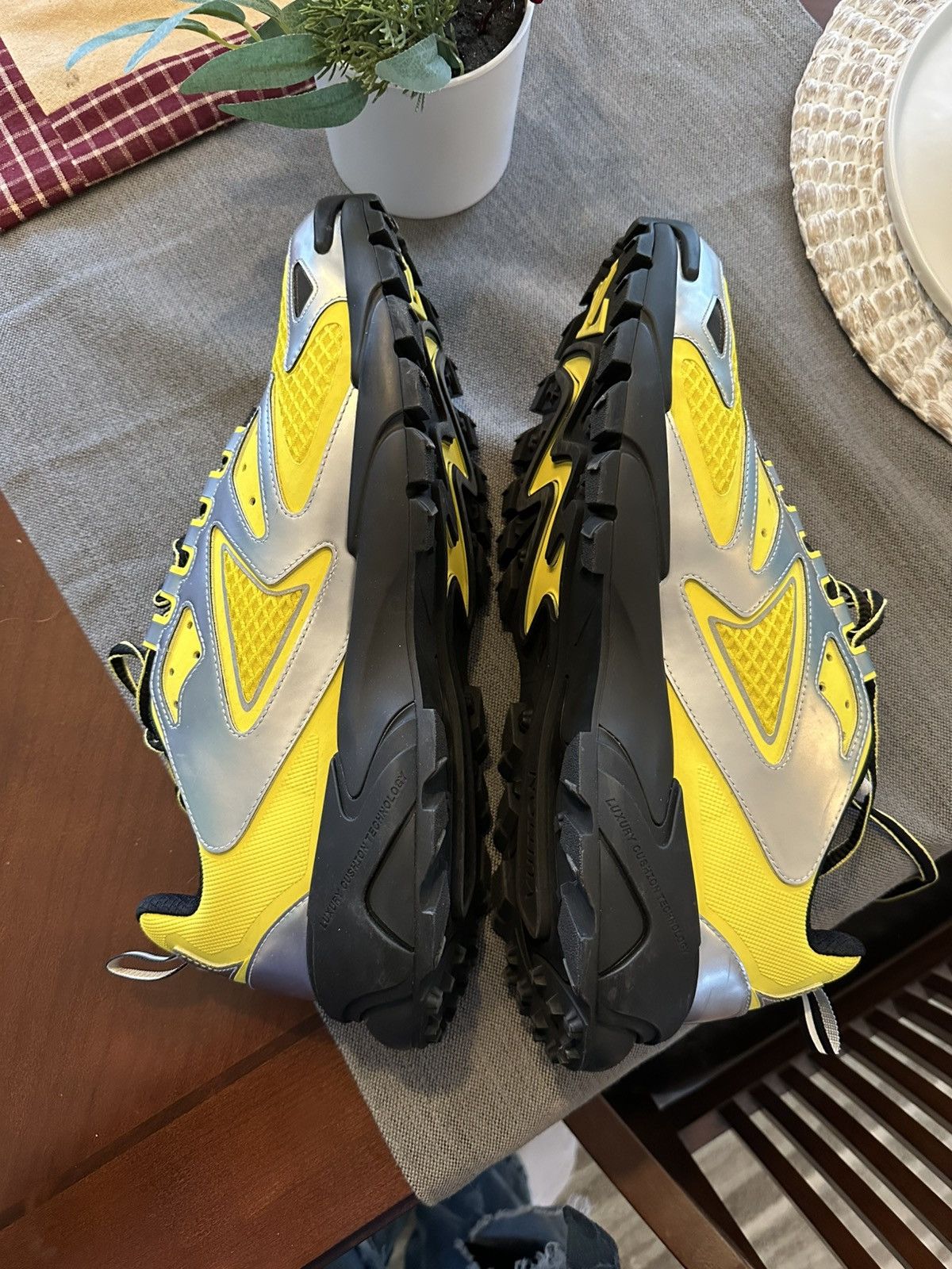 Louis Vuitton Louis Vuitton Tatic Sneakers - Yellow Size US 10 / EU 43 - 2 Thumbnail