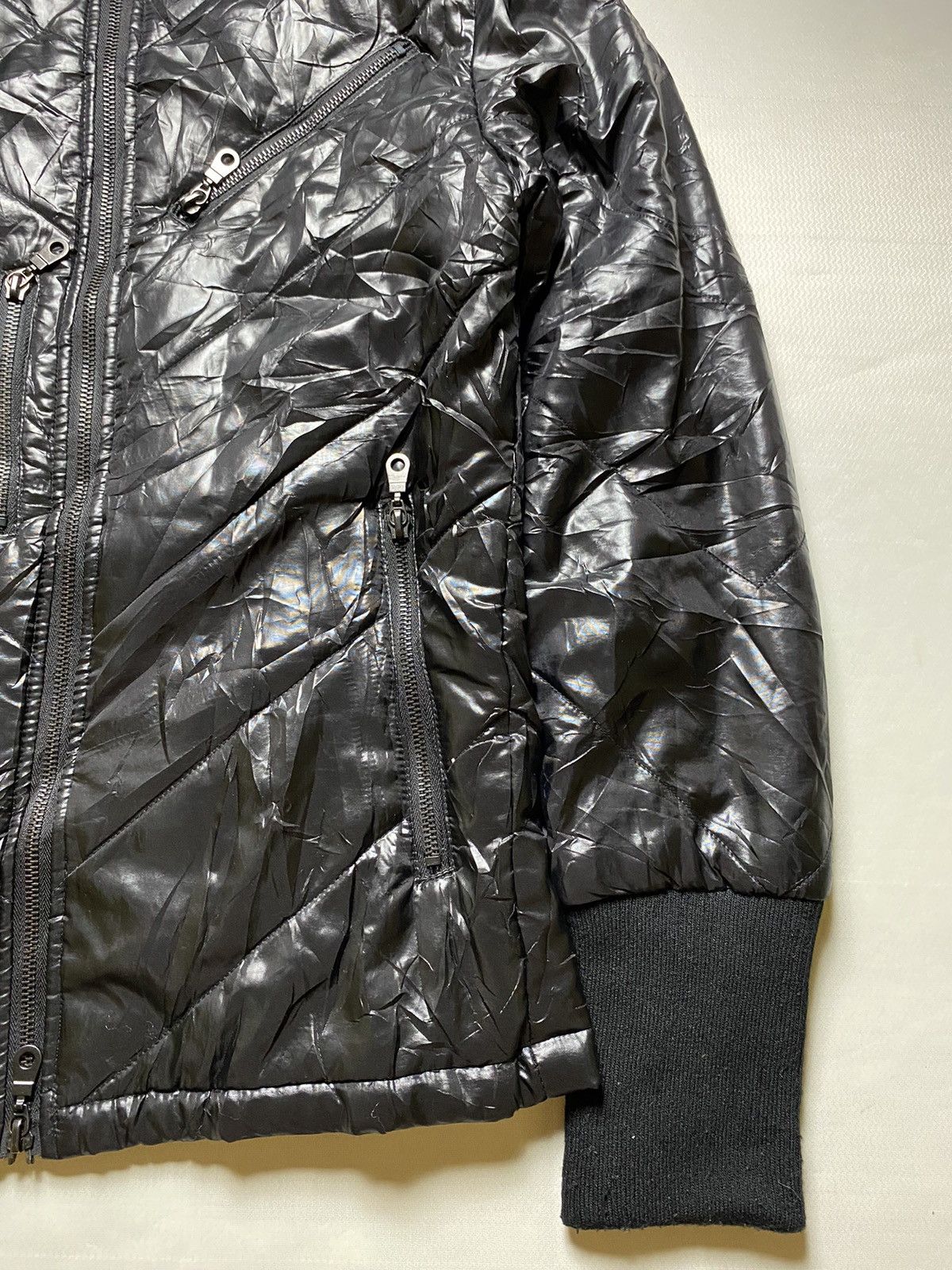 GOSTAR DE FUGA 2000s Fuga Puffer Down Jacket Shiny Finish and Ribbed Cuffs Size US S / EU 44-46 / 1 - 4 Thumbnail